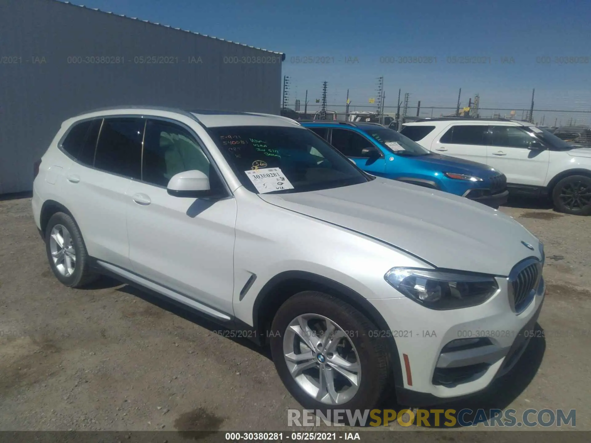 1 Photograph of a damaged car 5UXTR7C58KLF23935 BMW X3 2019