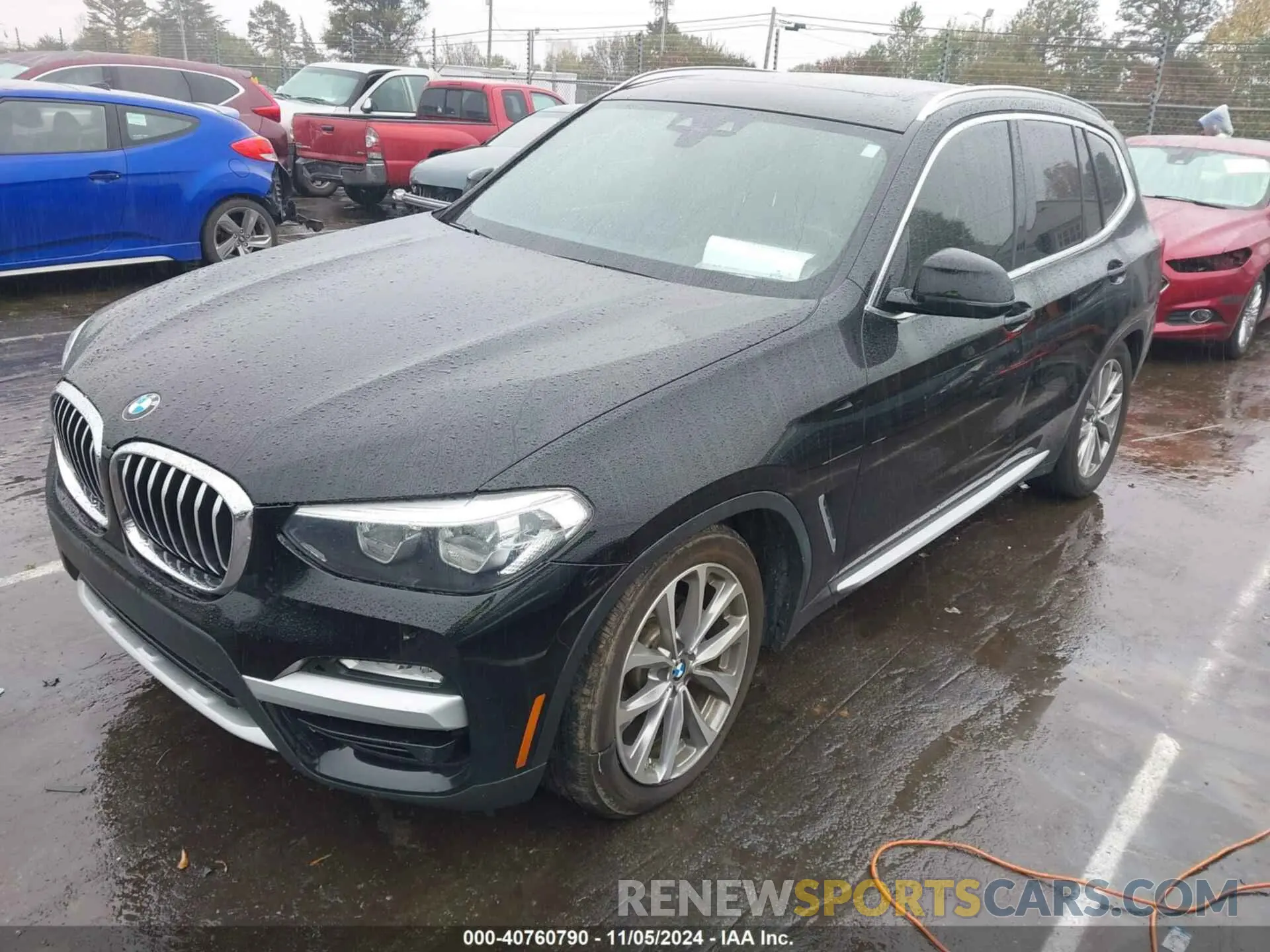 2 Photograph of a damaged car 5UXTR7C58KLF25524 BMW X3 2019
