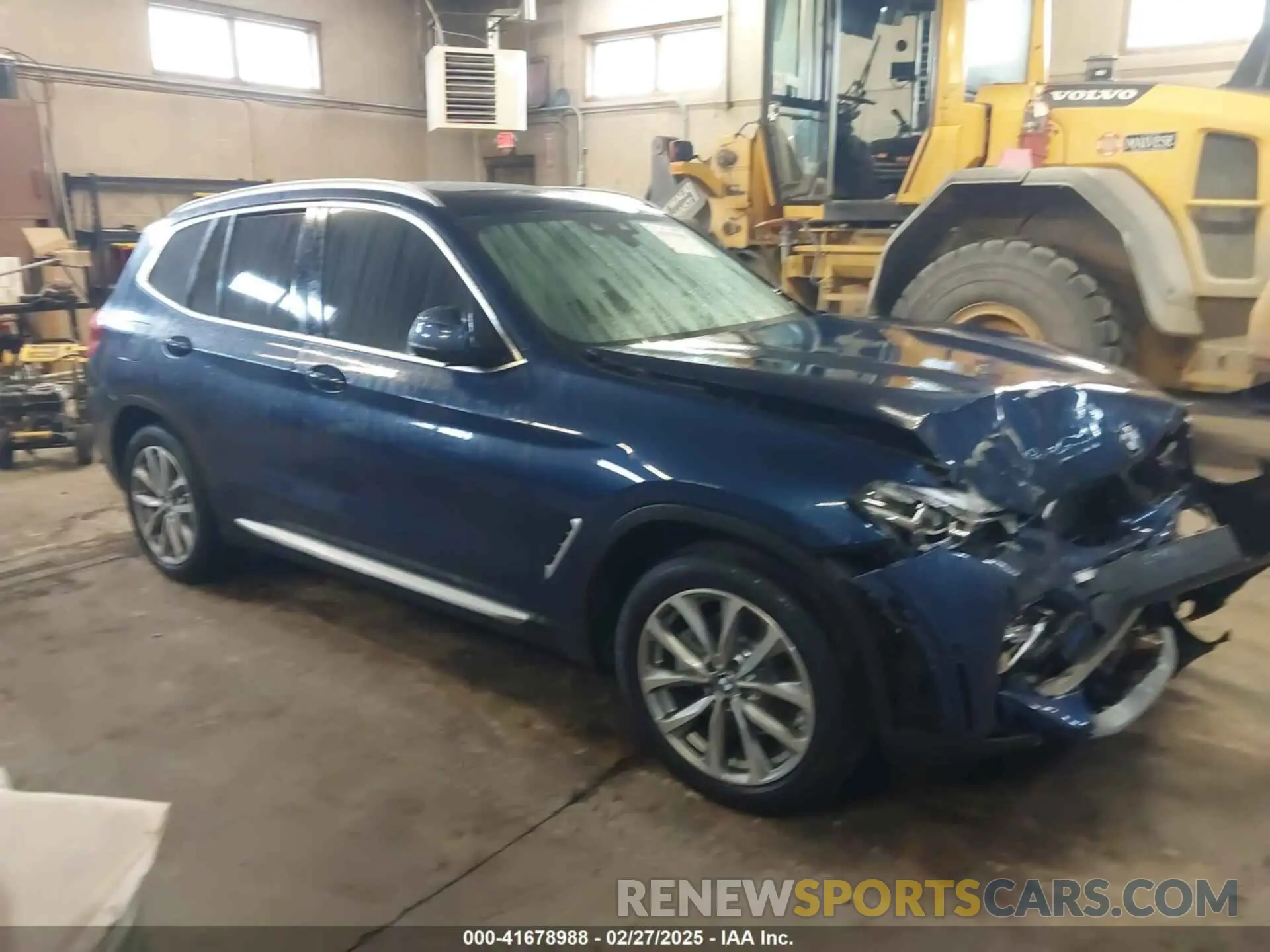 1 Photograph of a damaged car 5UXTR7C58KLF28097 BMW X3 2019
