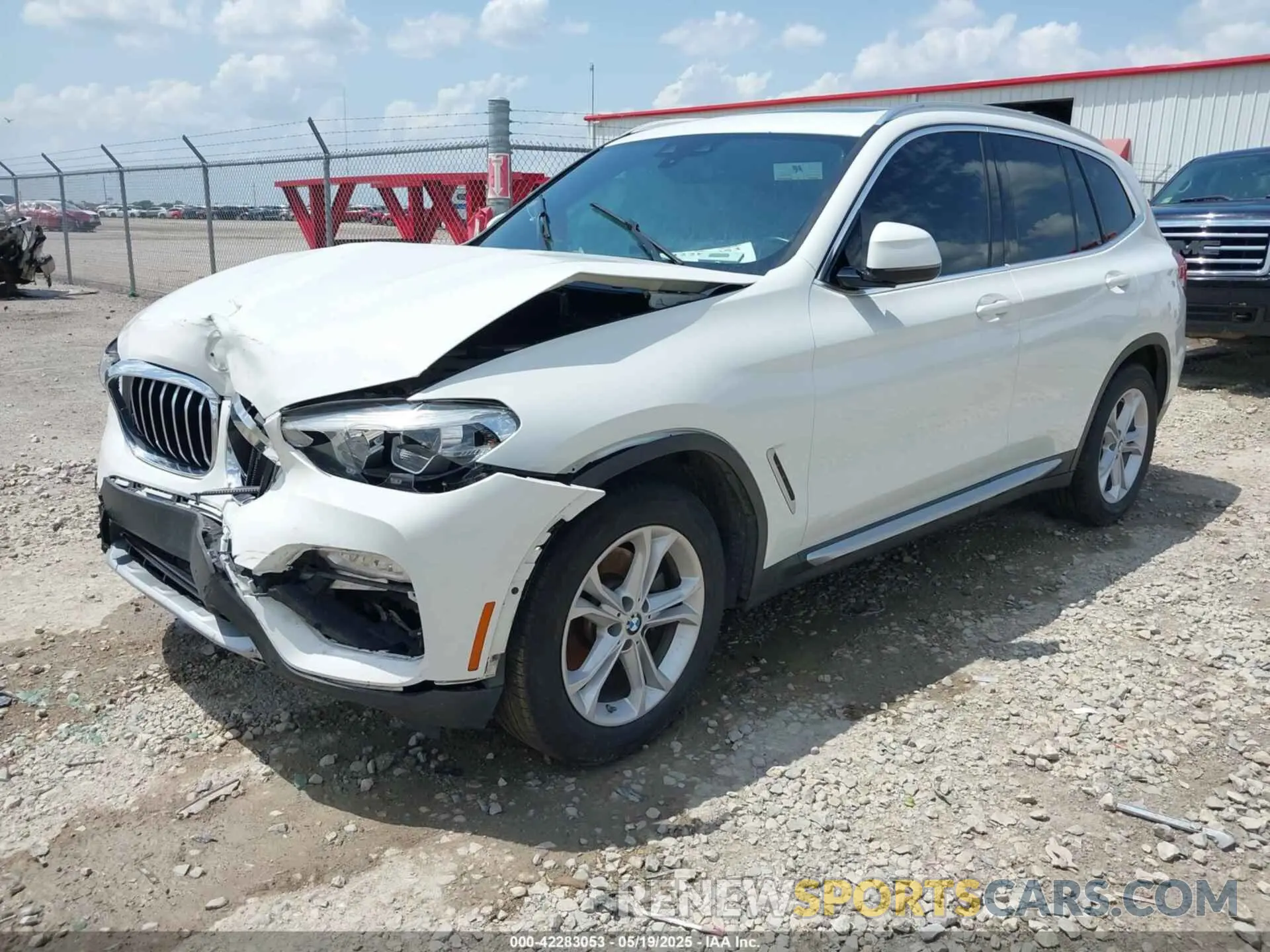 2 Photograph of a damaged car 5UXTR7C58KLF28178 BMW X3 2019