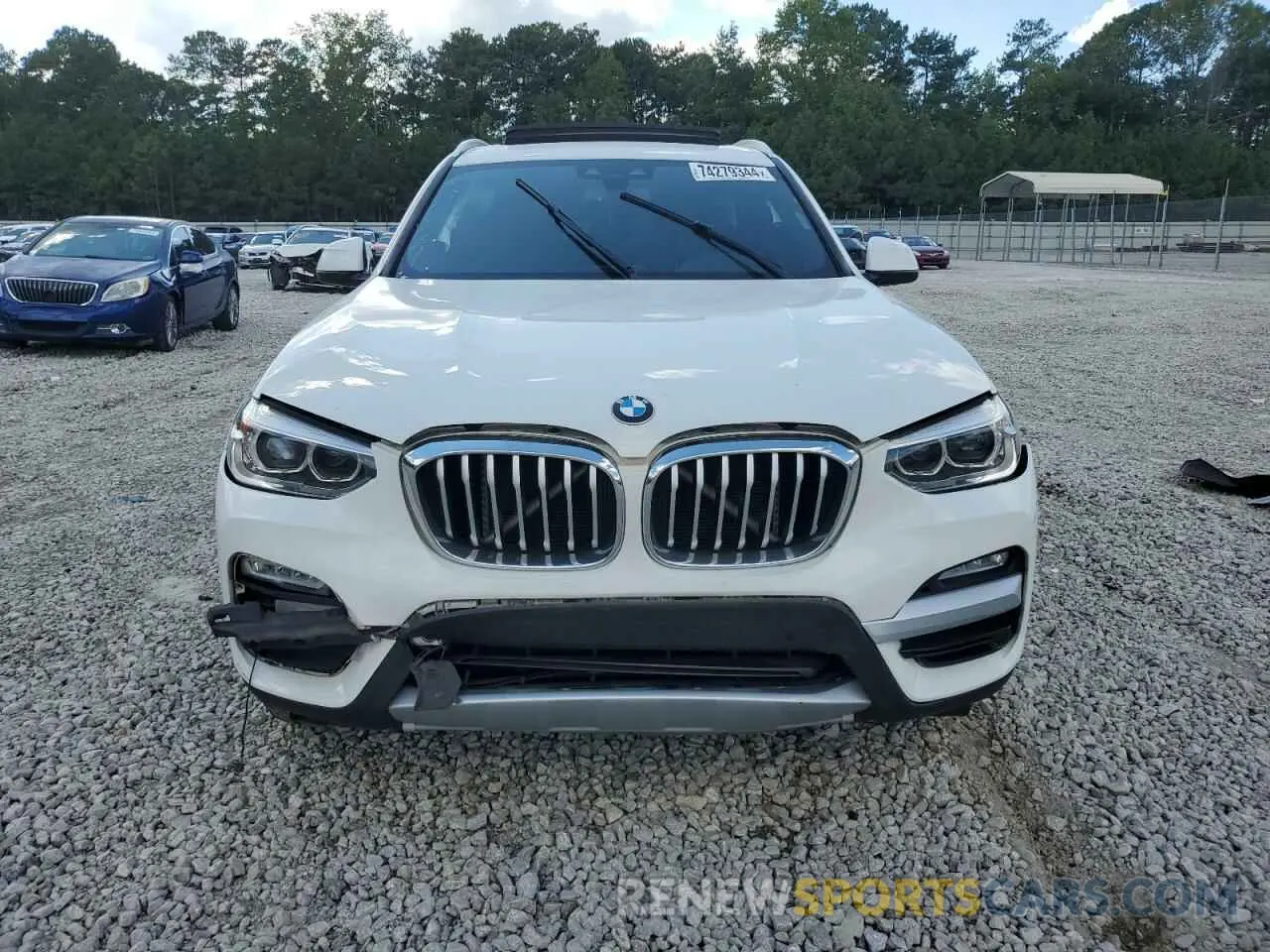 5 Photograph of a damaged car 5UXTR7C58KLF29279 BMW X3 2019