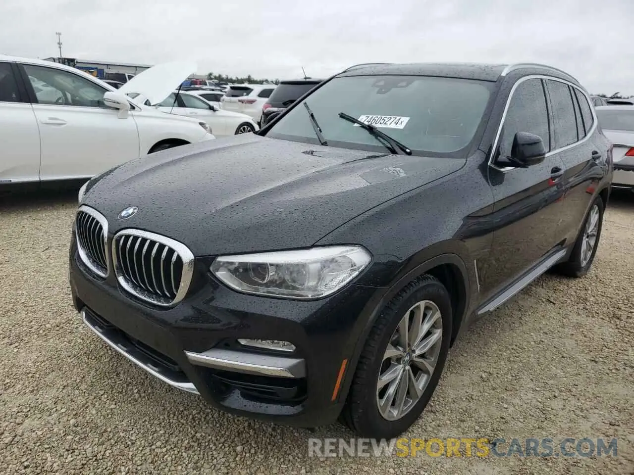 1 Photograph of a damaged car 5UXTR7C58KLF31274 BMW X3 2019