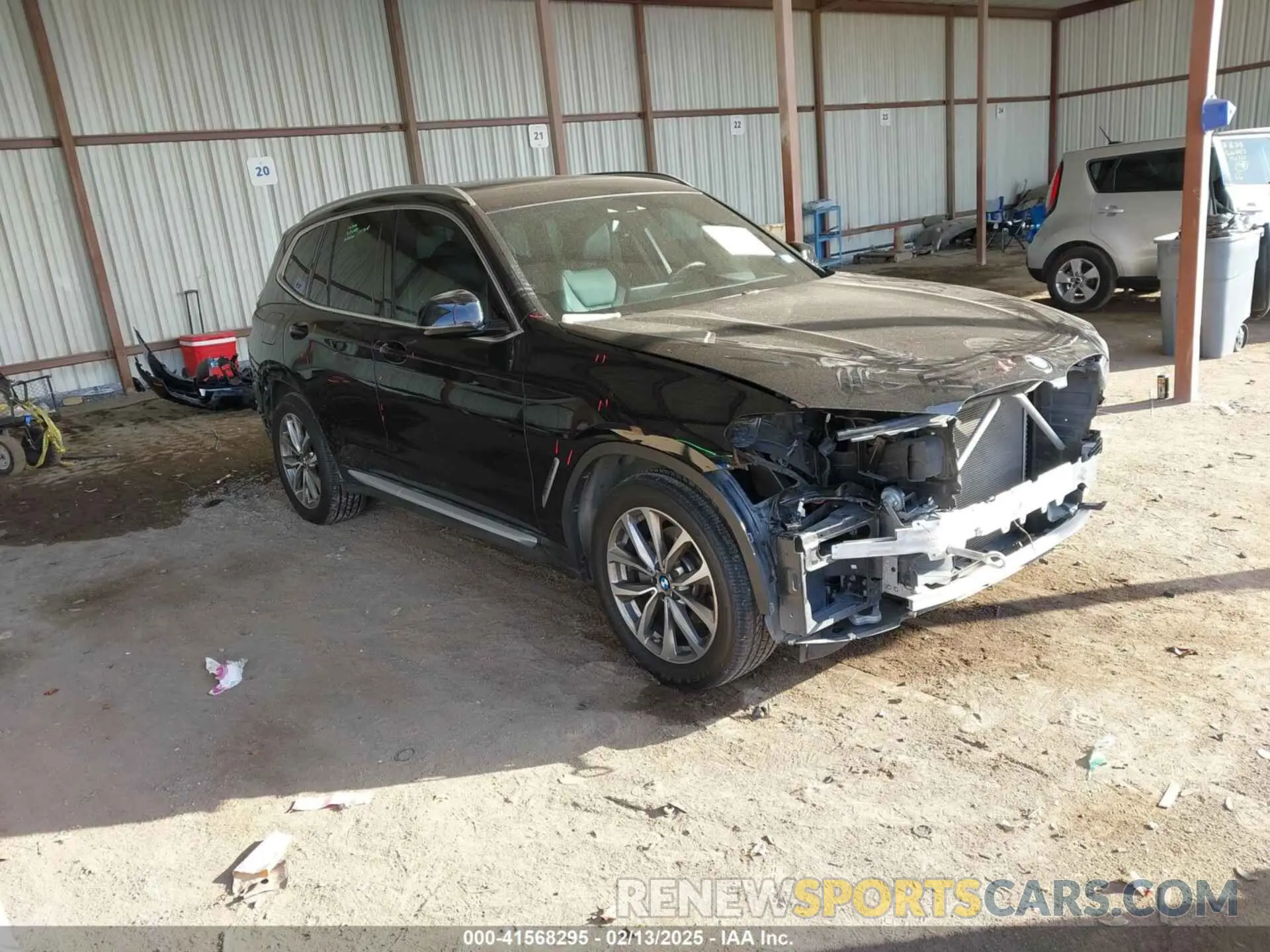 1 Photograph of a damaged car 5UXTR7C58KLF32117 BMW X3 2019