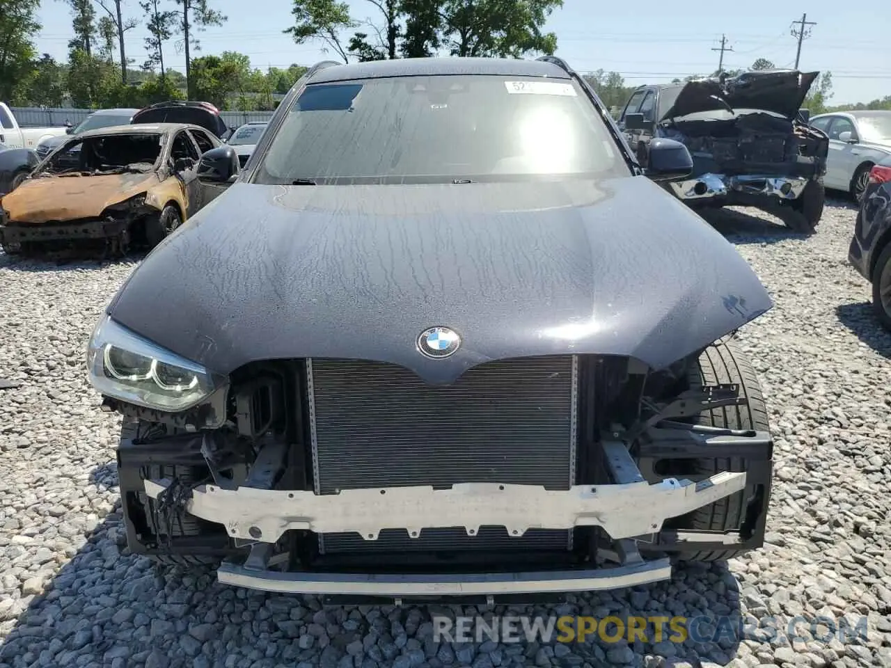 5 Photograph of a damaged car 5UXTR7C58KLF34210 BMW X3 2019