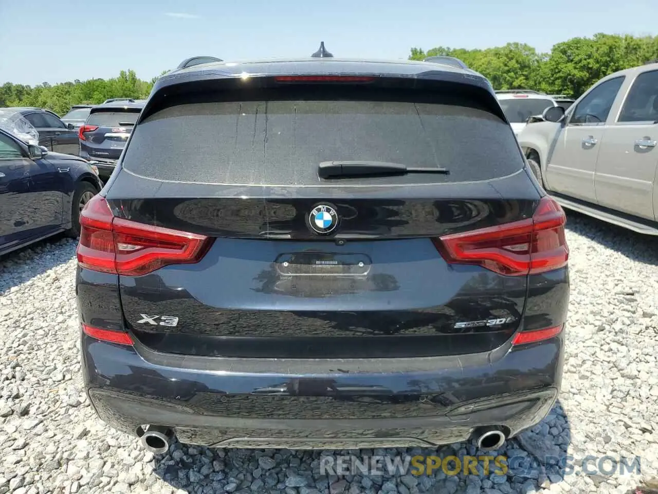 6 Photograph of a damaged car 5UXTR7C58KLF34210 BMW X3 2019