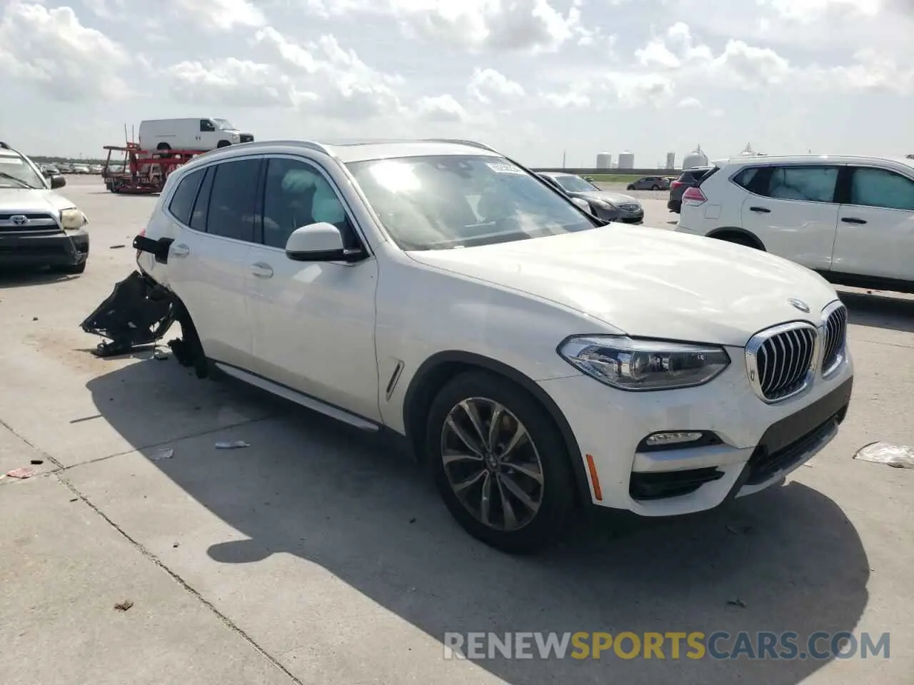 4 Photograph of a damaged car 5UXTR7C58KLF35017 BMW X3 2019