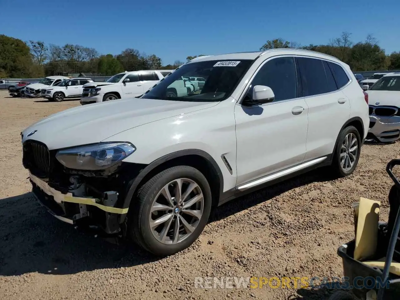 1 Photograph of a damaged car 5UXTR7C58KLF35339 BMW X3 2019