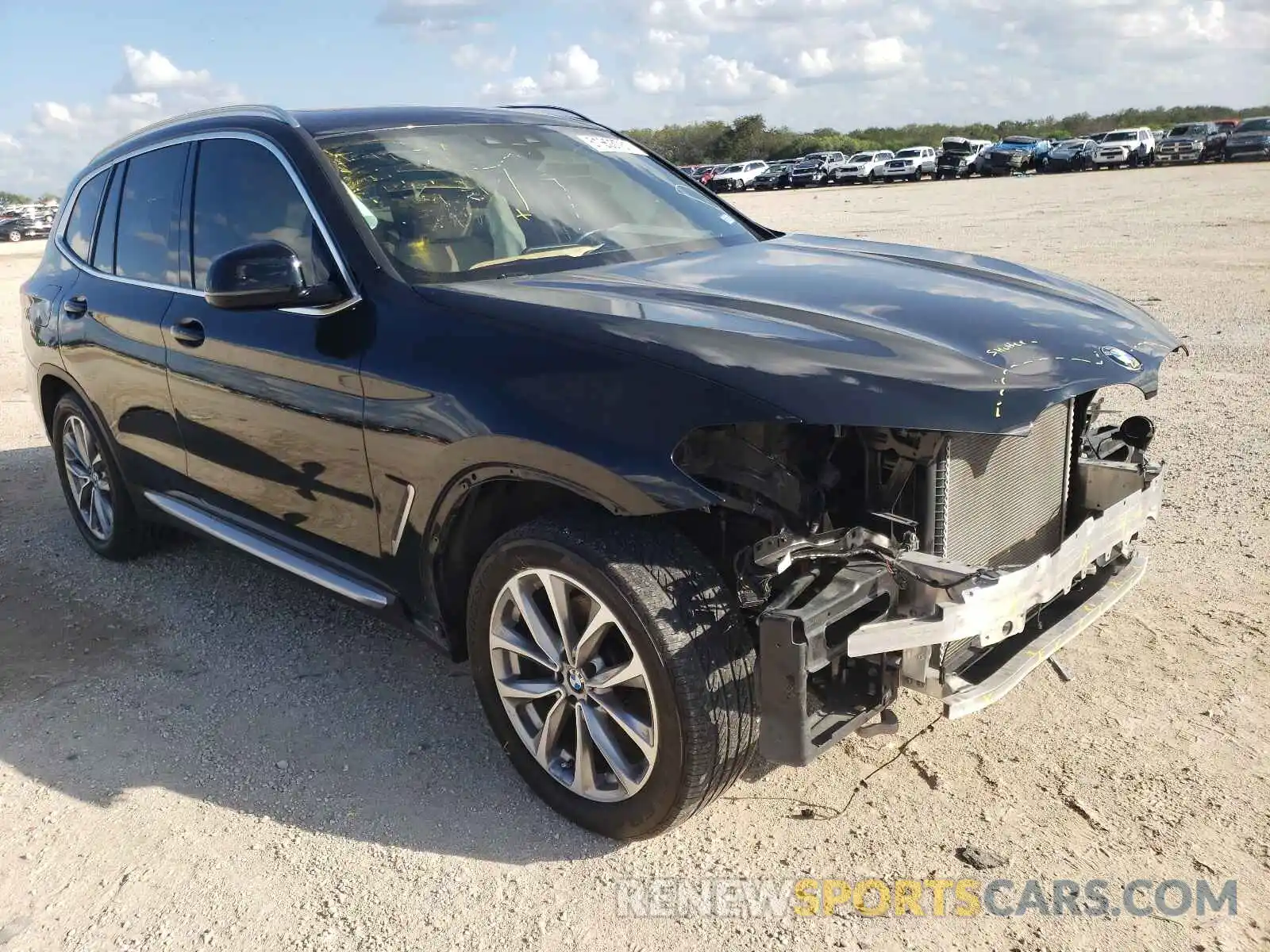 1 Photograph of a damaged car 5UXTR7C58KLF36572 BMW X3 2019