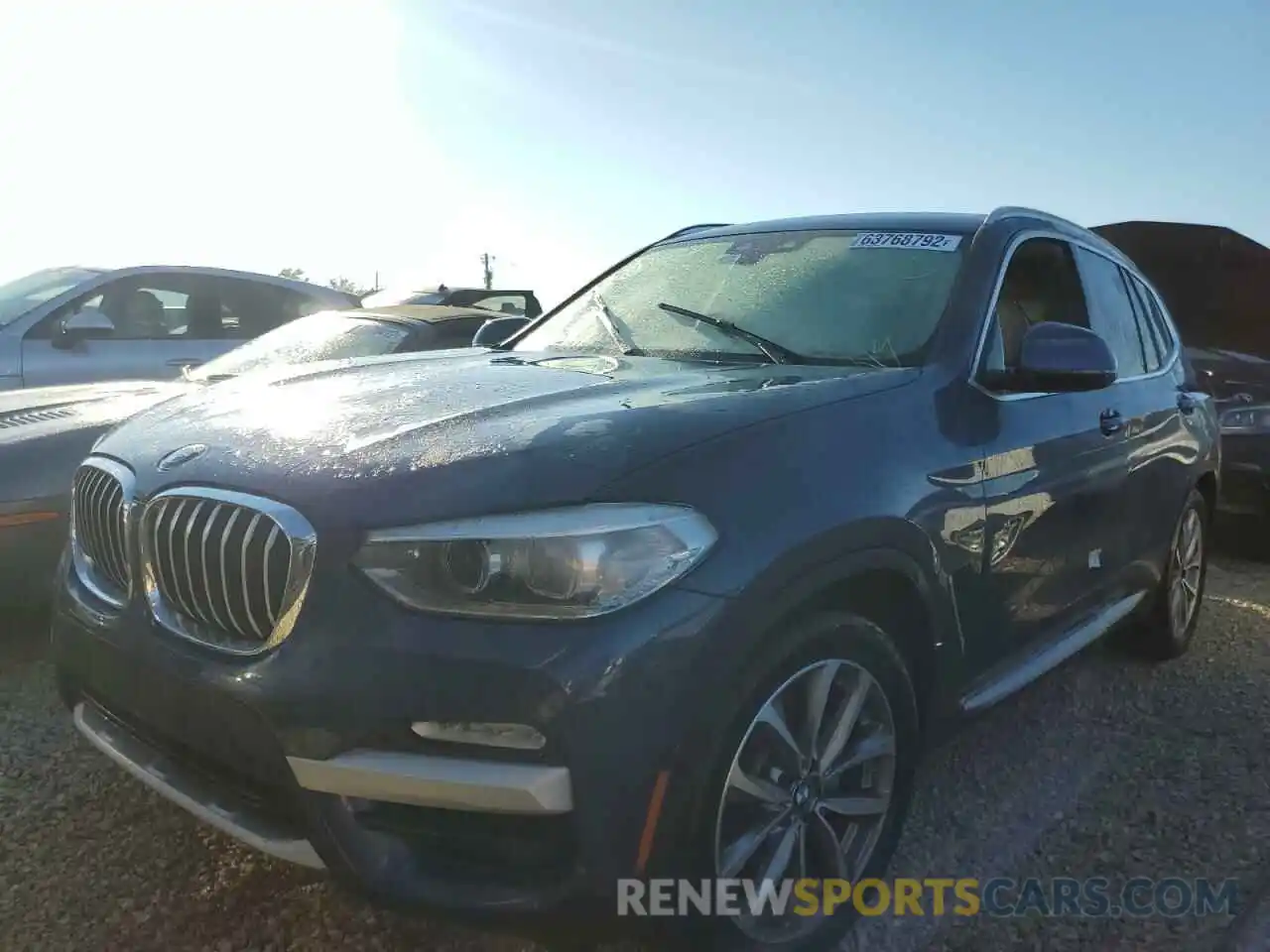 2 Photograph of a damaged car 5UXTR7C58KLF37737 BMW X3 2019