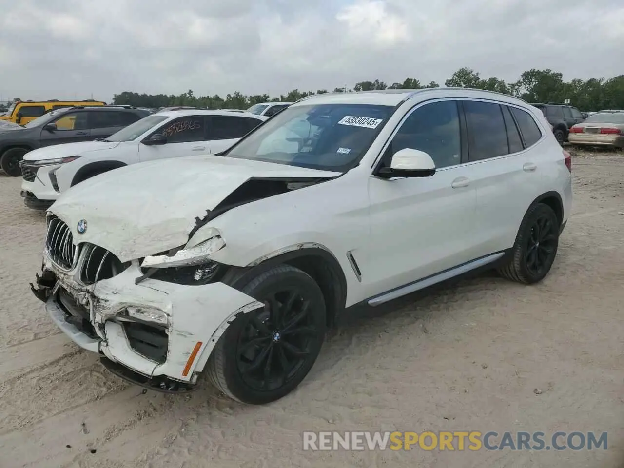 1 Photograph of a damaged car 5UXTR7C59KLF25810 BMW X3 2019