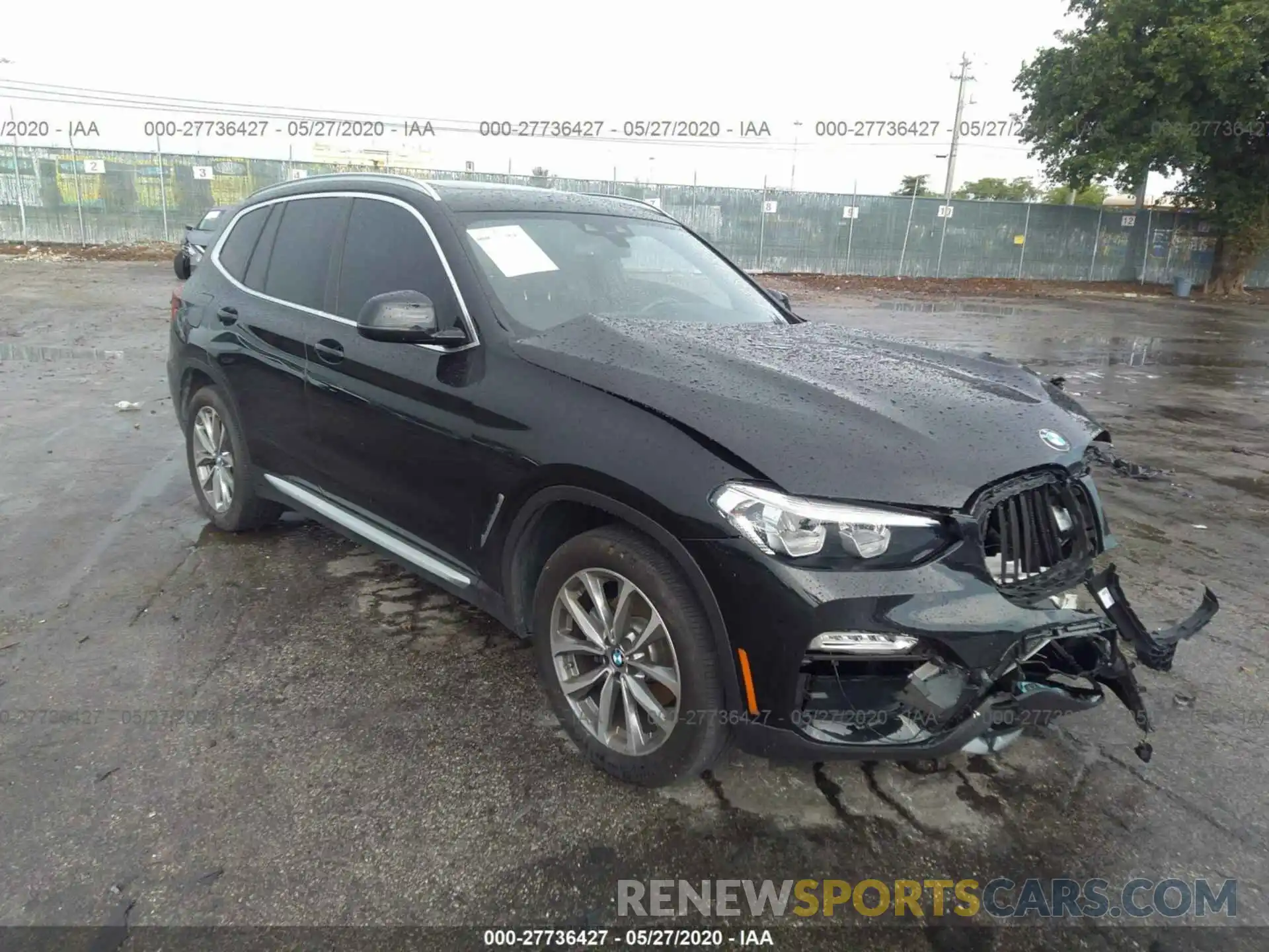 1 Photograph of a damaged car 5UXTR7C59KLF28982 BMW X3 2019