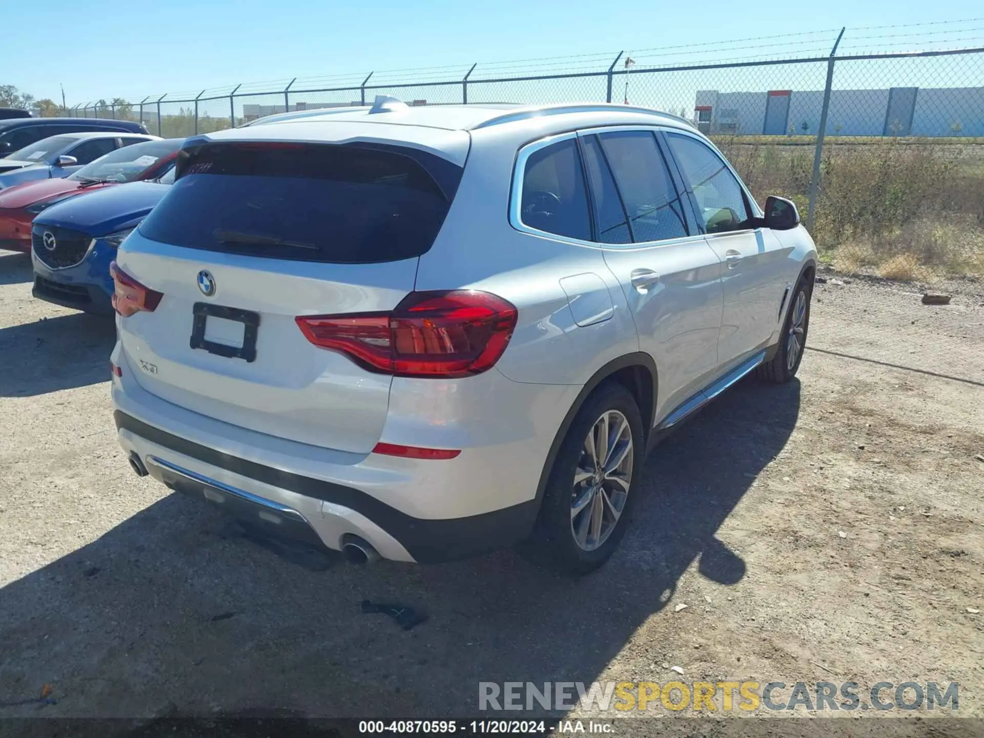 4 Photograph of a damaged car 5UXTR7C59KLF30814 BMW X3 2019