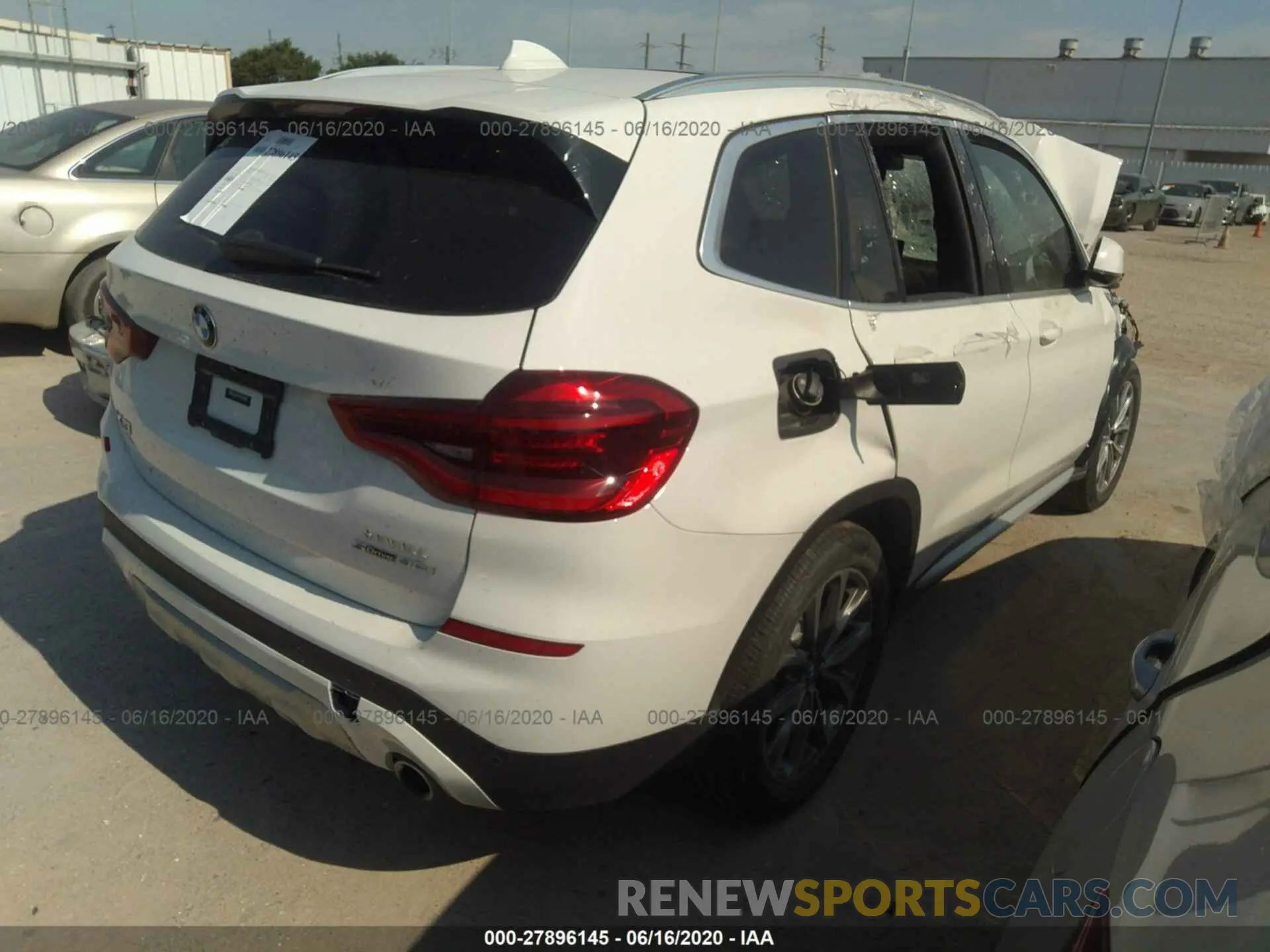 4 Photograph of a damaged car 5UXTR7C59KLF31526 BMW X3 2019