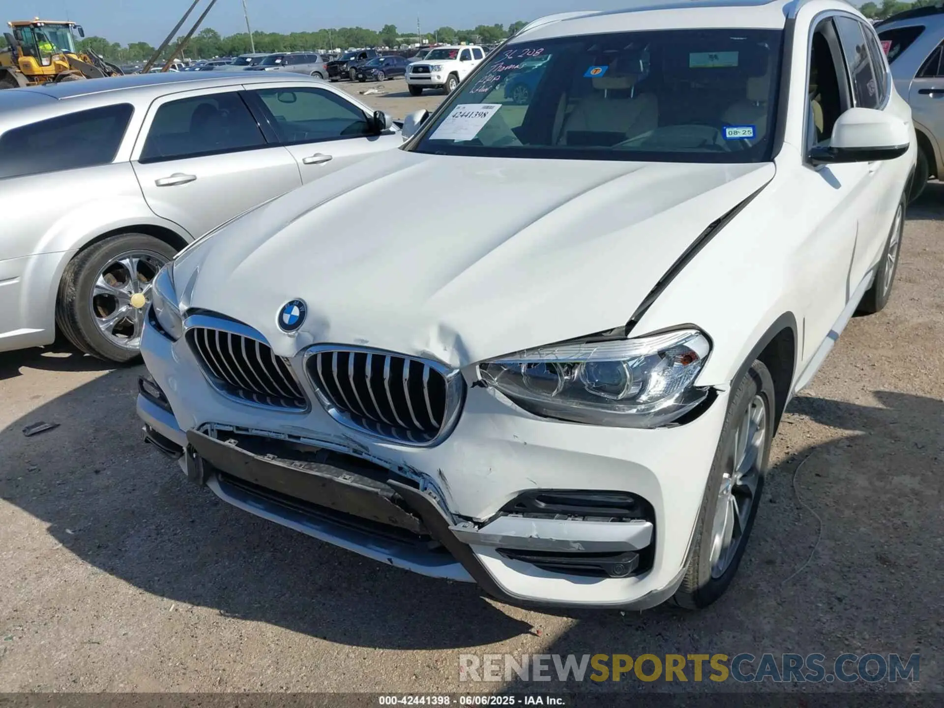 6 Photograph of a damaged car 5UXTR7C59KLF36855 BMW X3 2019