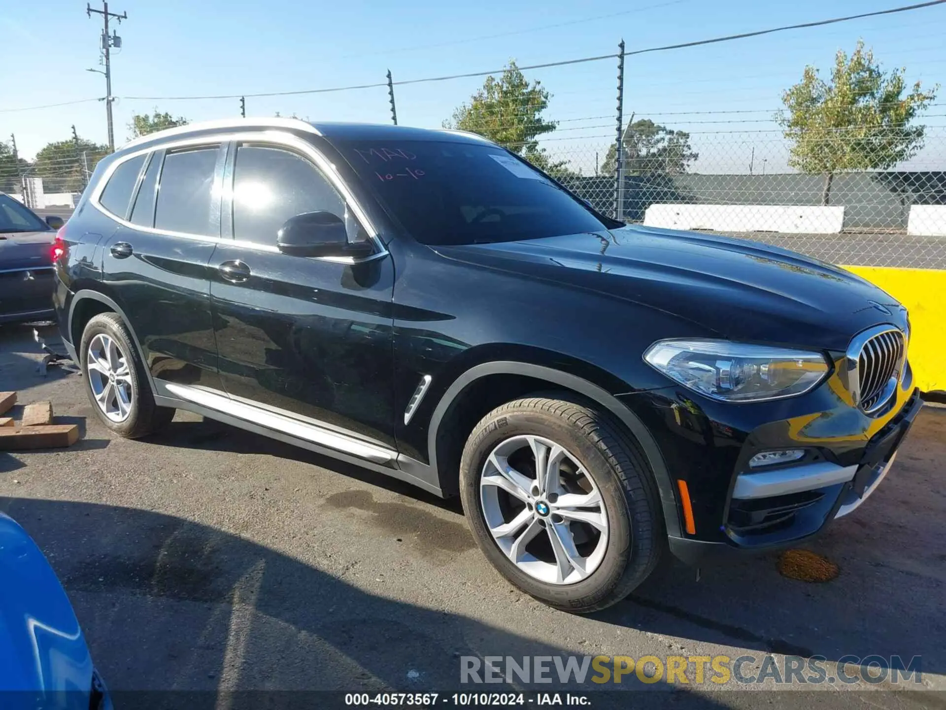 1 Photograph of a damaged car 5UXTR7C59KLR43667 BMW X3 2019