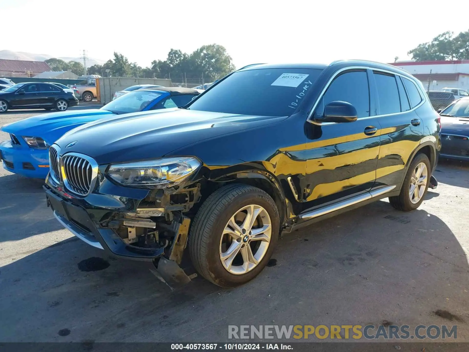 2 Photograph of a damaged car 5UXTR7C59KLR43667 BMW X3 2019