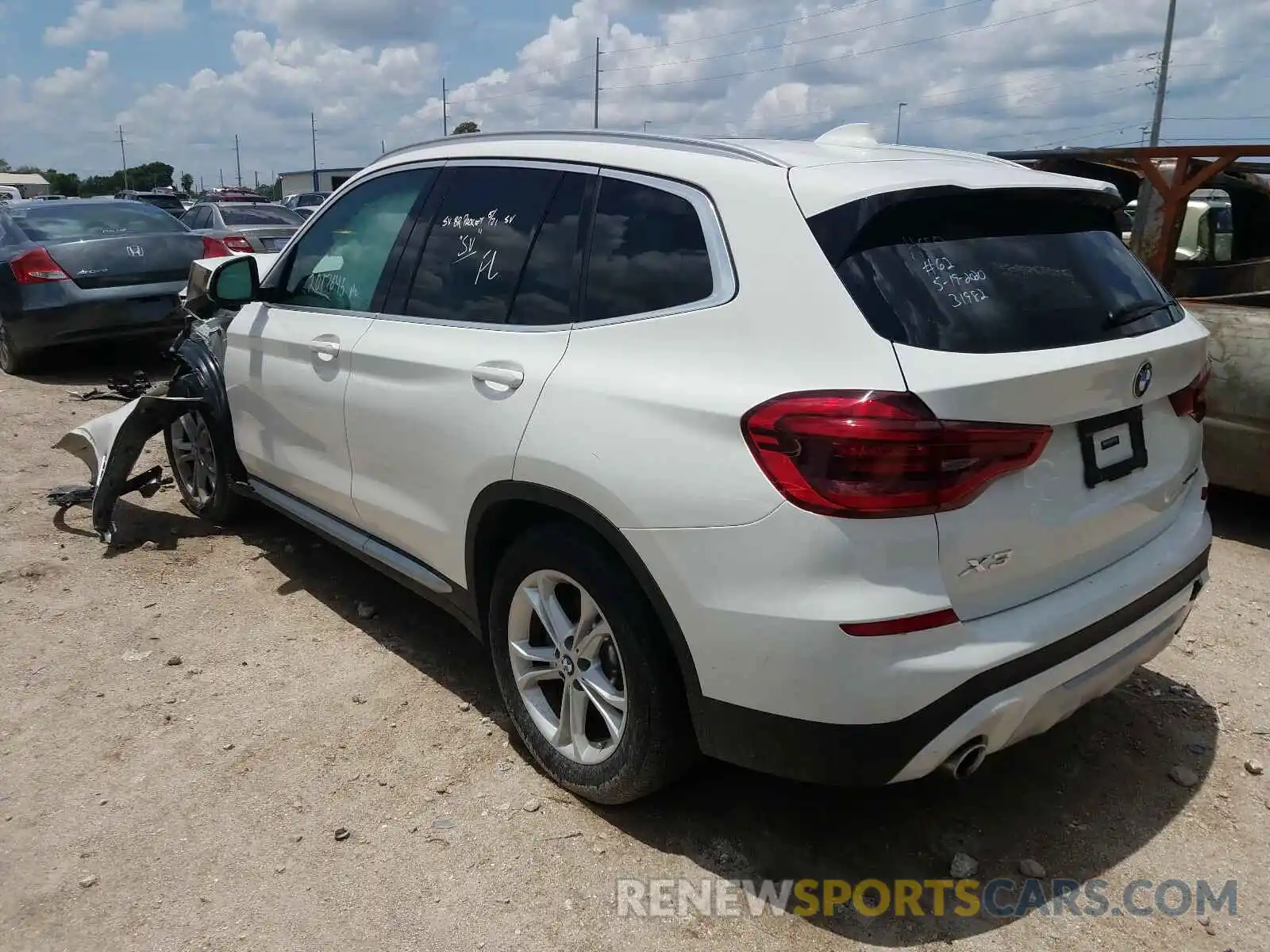 3 Photograph of a damaged car 5UXTR7C59KLR44530 BMW X3 2019