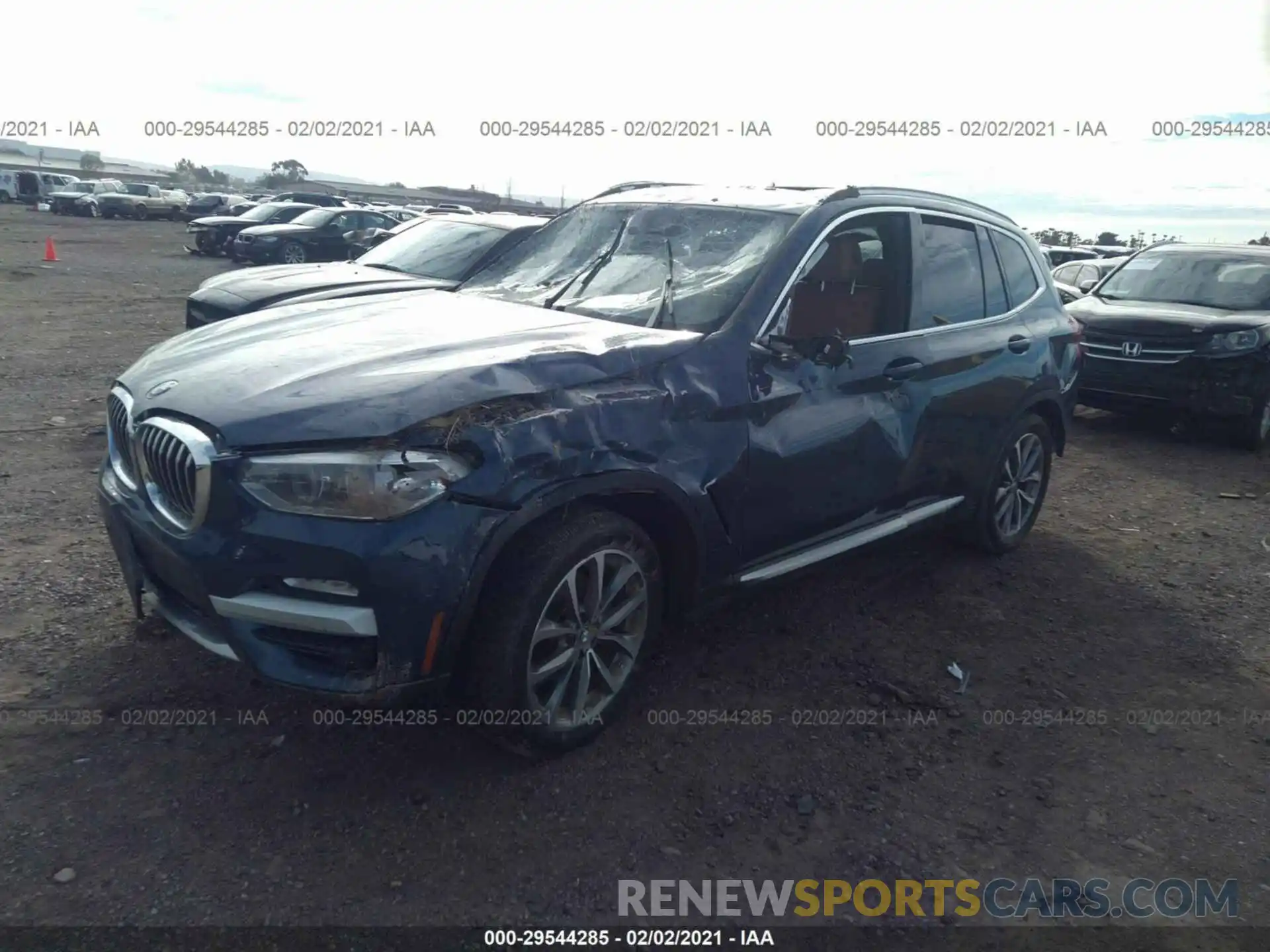 2 Photograph of a damaged car 5UXTR7C59KLR46651 BMW X3 2019