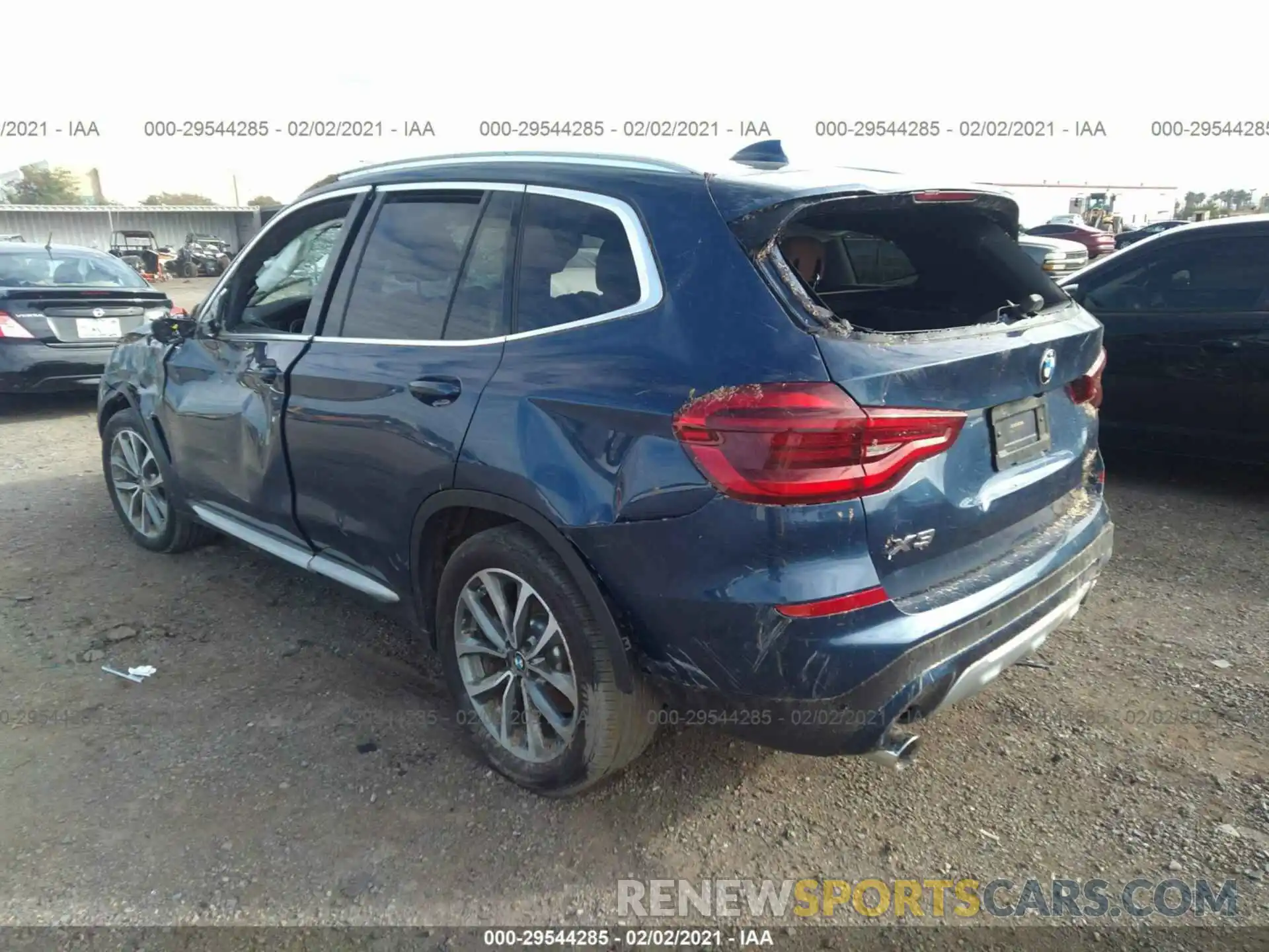 3 Photograph of a damaged car 5UXTR7C59KLR46651 BMW X3 2019