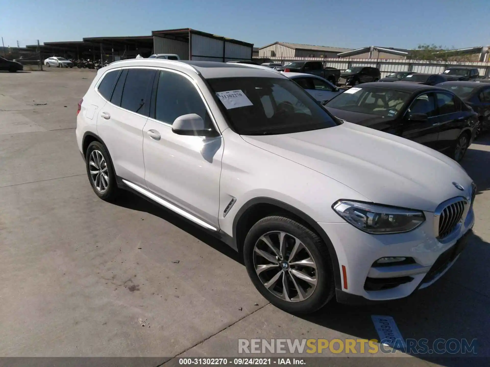 1 Photograph of a damaged car 5UXTR7C59KLR50148 BMW X3 2019