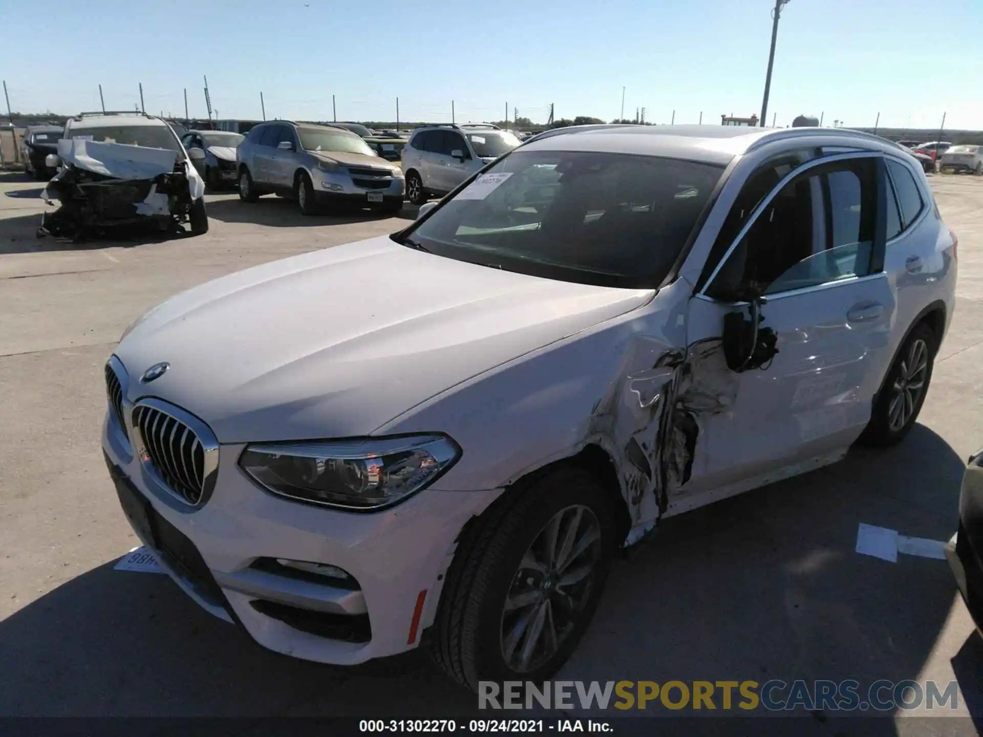 6 Photograph of a damaged car 5UXTR7C59KLR50148 BMW X3 2019