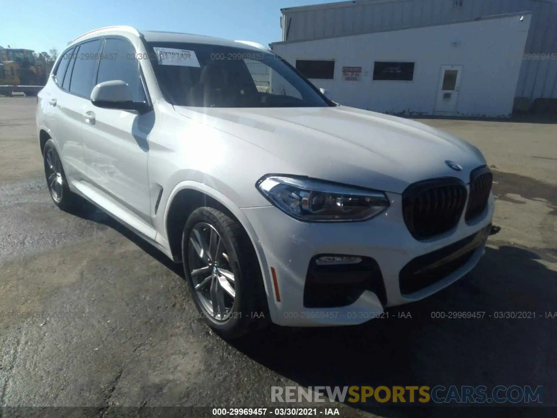 1 Photograph of a damaged car 5UXTR7C59KLR51820 BMW X3 2019