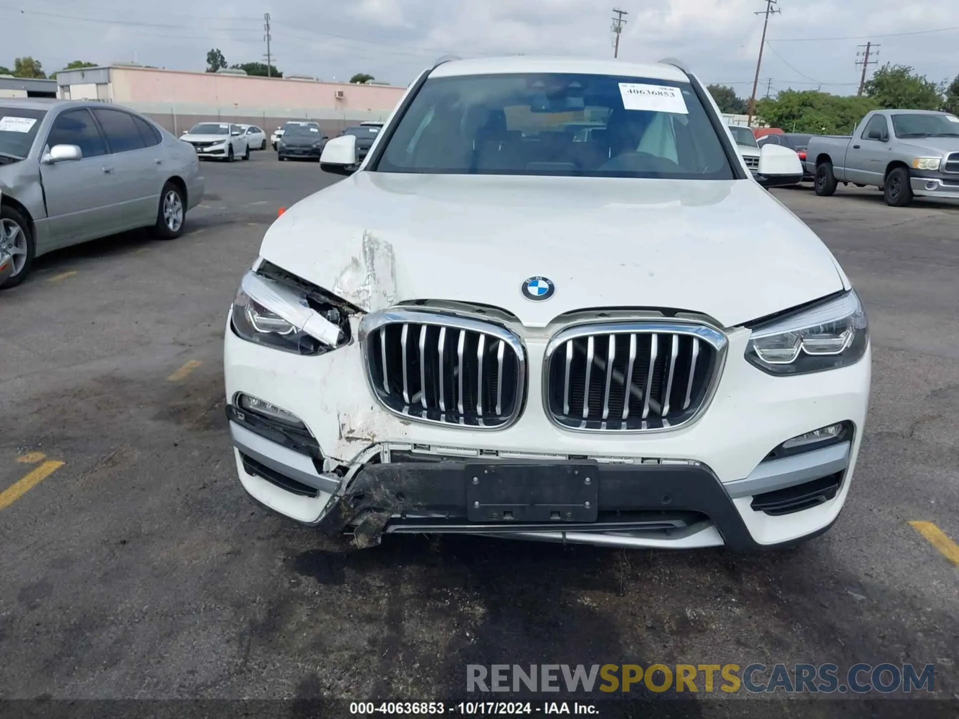 12 Photograph of a damaged car 5UXTR7C59KLR53583 BMW X3 2019