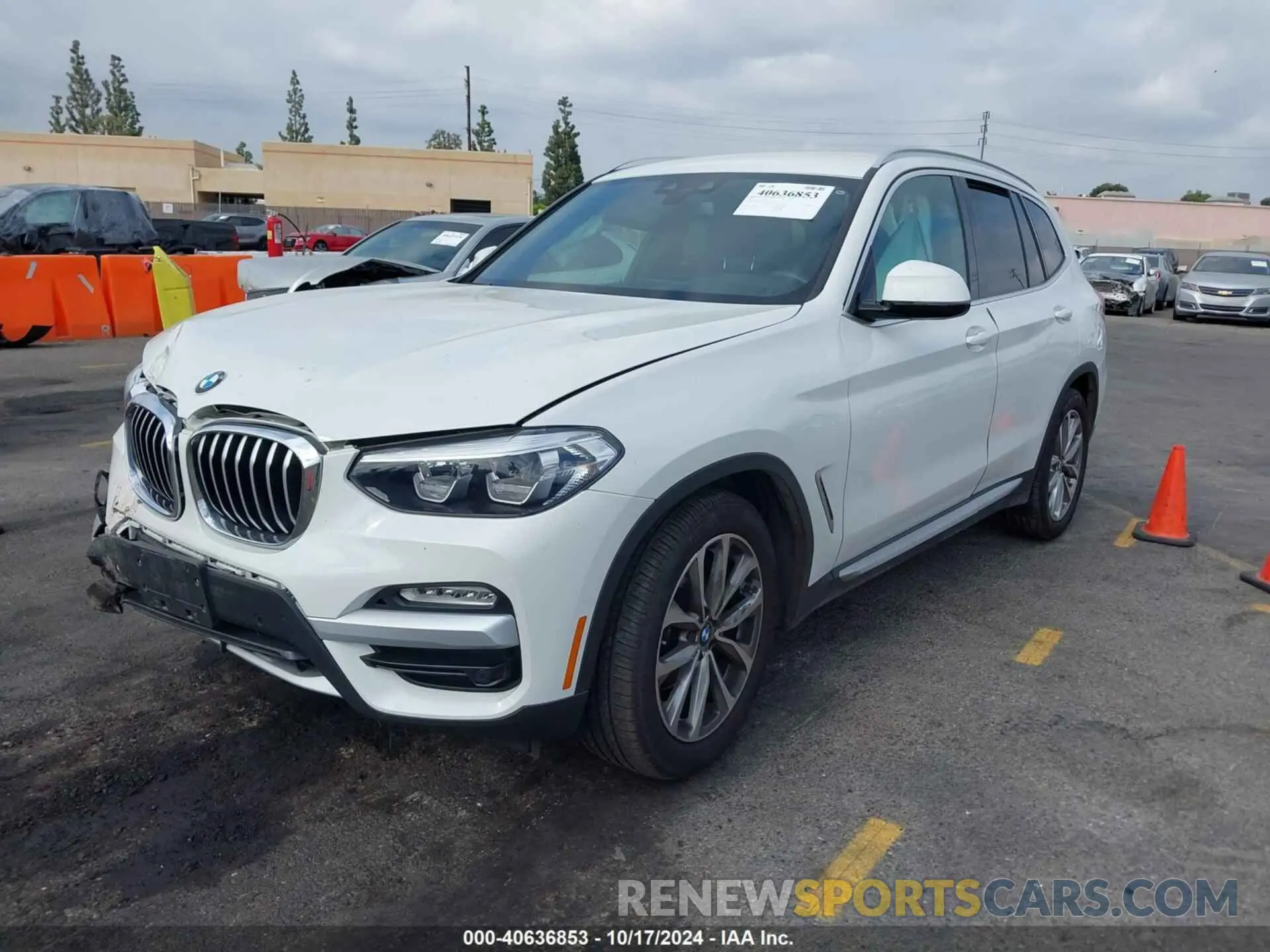2 Photograph of a damaged car 5UXTR7C59KLR53583 BMW X3 2019