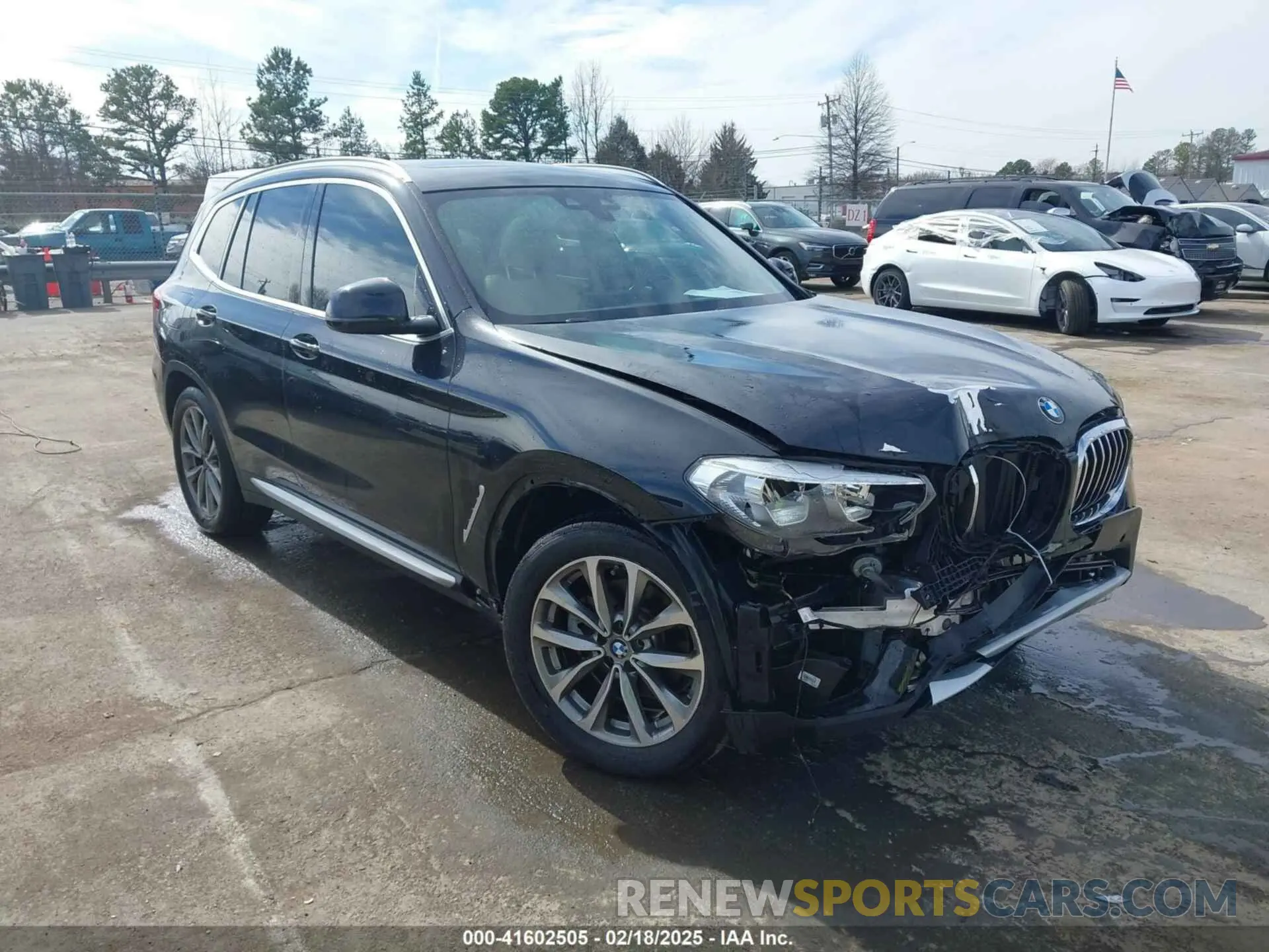 1 Photograph of a damaged car 5UXTR7C5XKLE97919 BMW X3 2019
