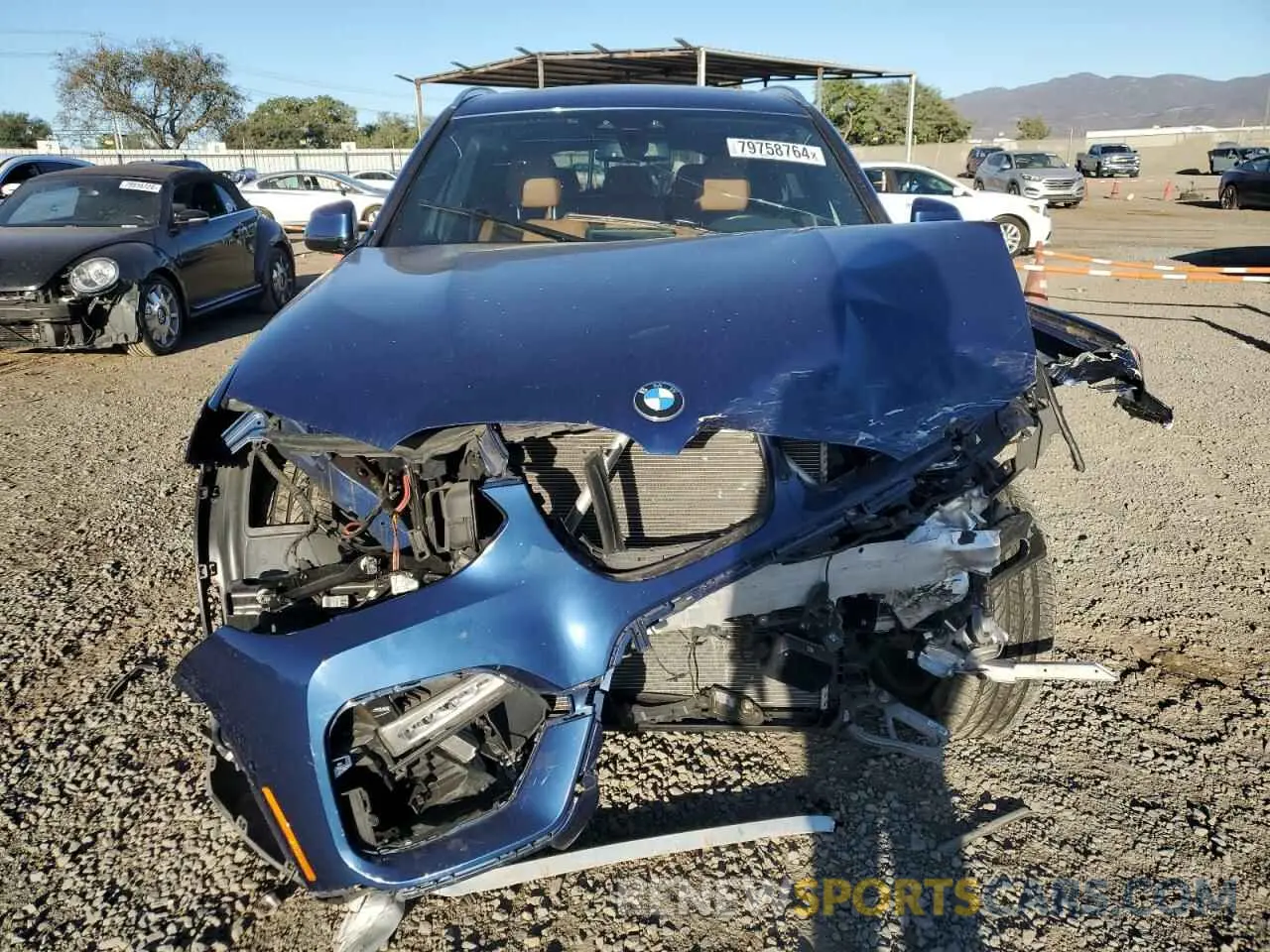 5 Photograph of a damaged car 5UXTR7C5XKLF23774 BMW X3 2019