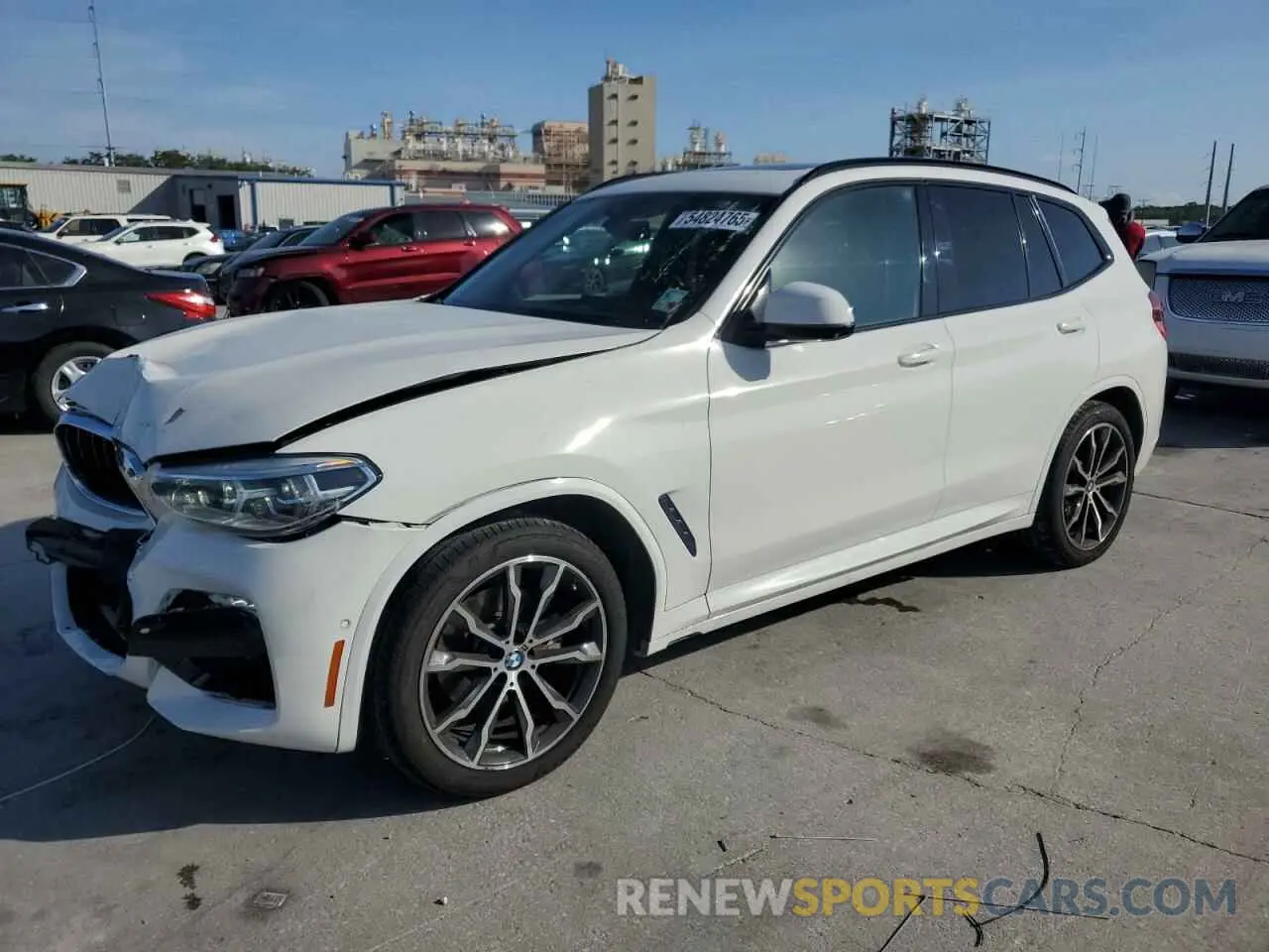 1 Photograph of a damaged car 5UXTR7C5XKLF23998 BMW X3 2019
