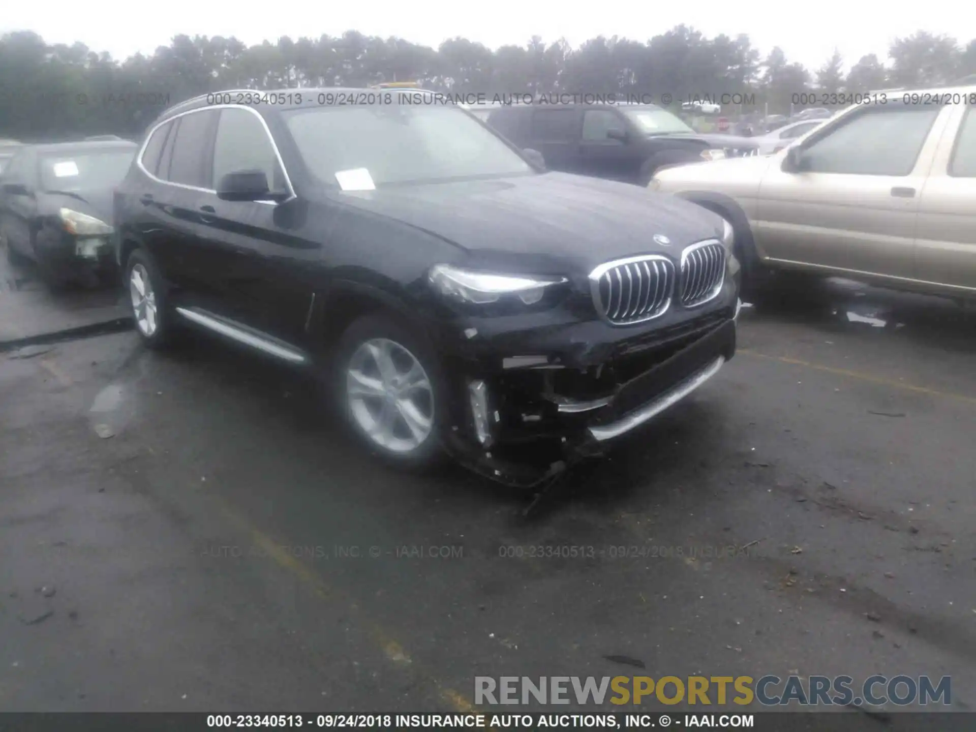 1 Photograph of a damaged car 5UXTR7C5XKLF27128 Bmw X3 2019