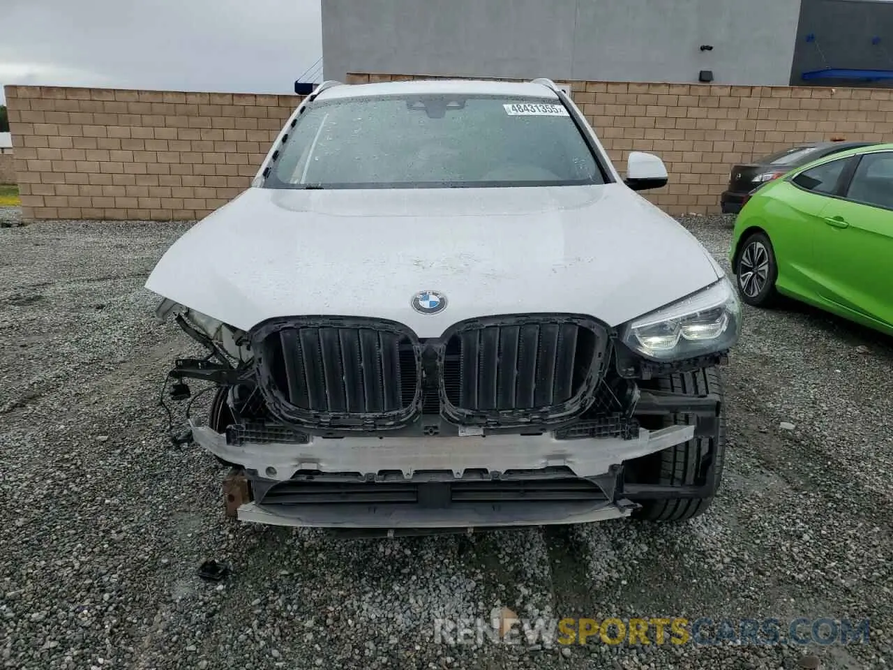 5 Photograph of a damaged car 5UXTR7C5XKLF28330 BMW X3 2019