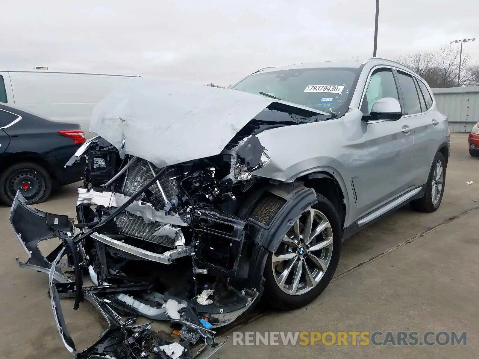 2 Photograph of a damaged car 5UXTR7C5XKLF30630 BMW X3 2019