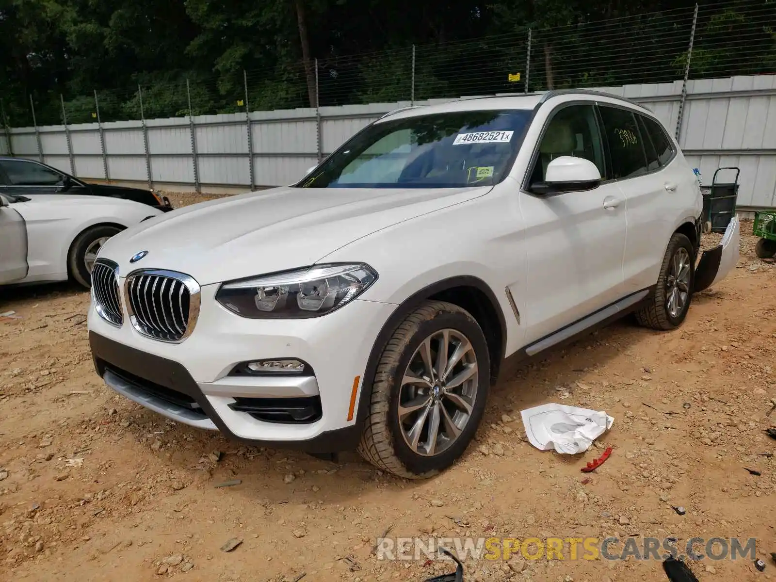 2 Photograph of a damaged car 5UXTR7C5XKLF30935 BMW X3 2019