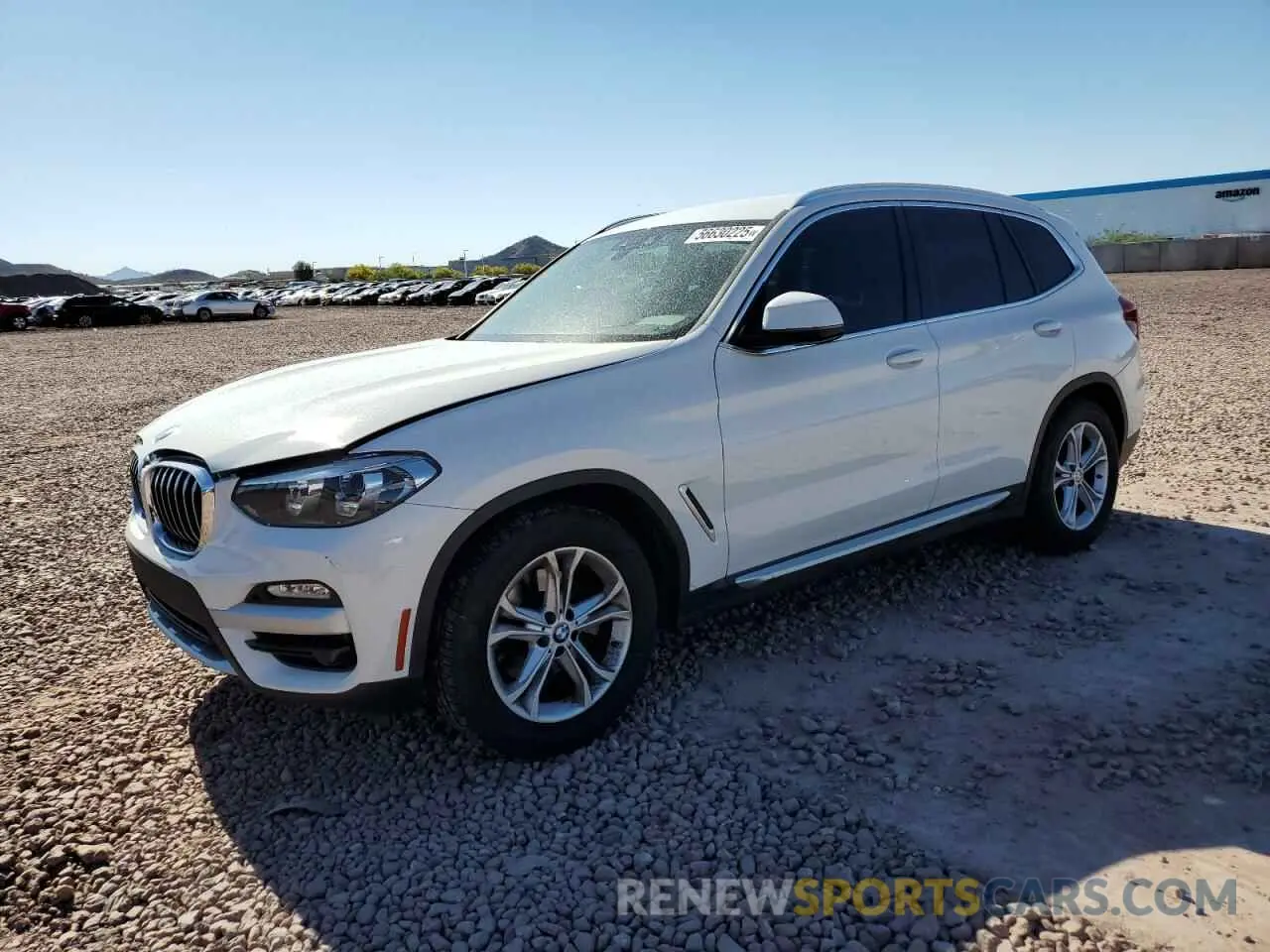 1 Photograph of a damaged car 5UXTR7C5XKLF33401 BMW X3 2019