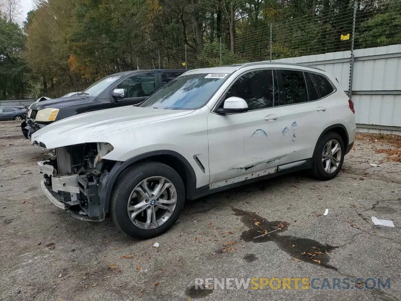1 Photograph of a damaged car 5UXTR7C5XKLF36315 BMW X3 2019