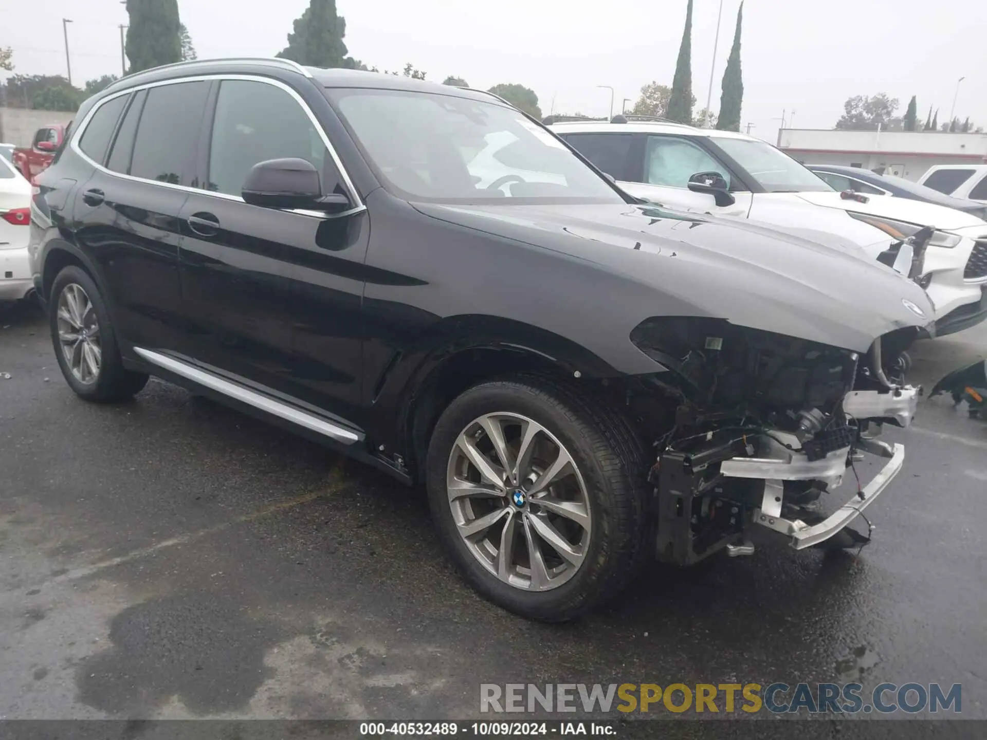 1 Photograph of a damaged car 5UXTR7C5XKLF36444 BMW X3 2019
