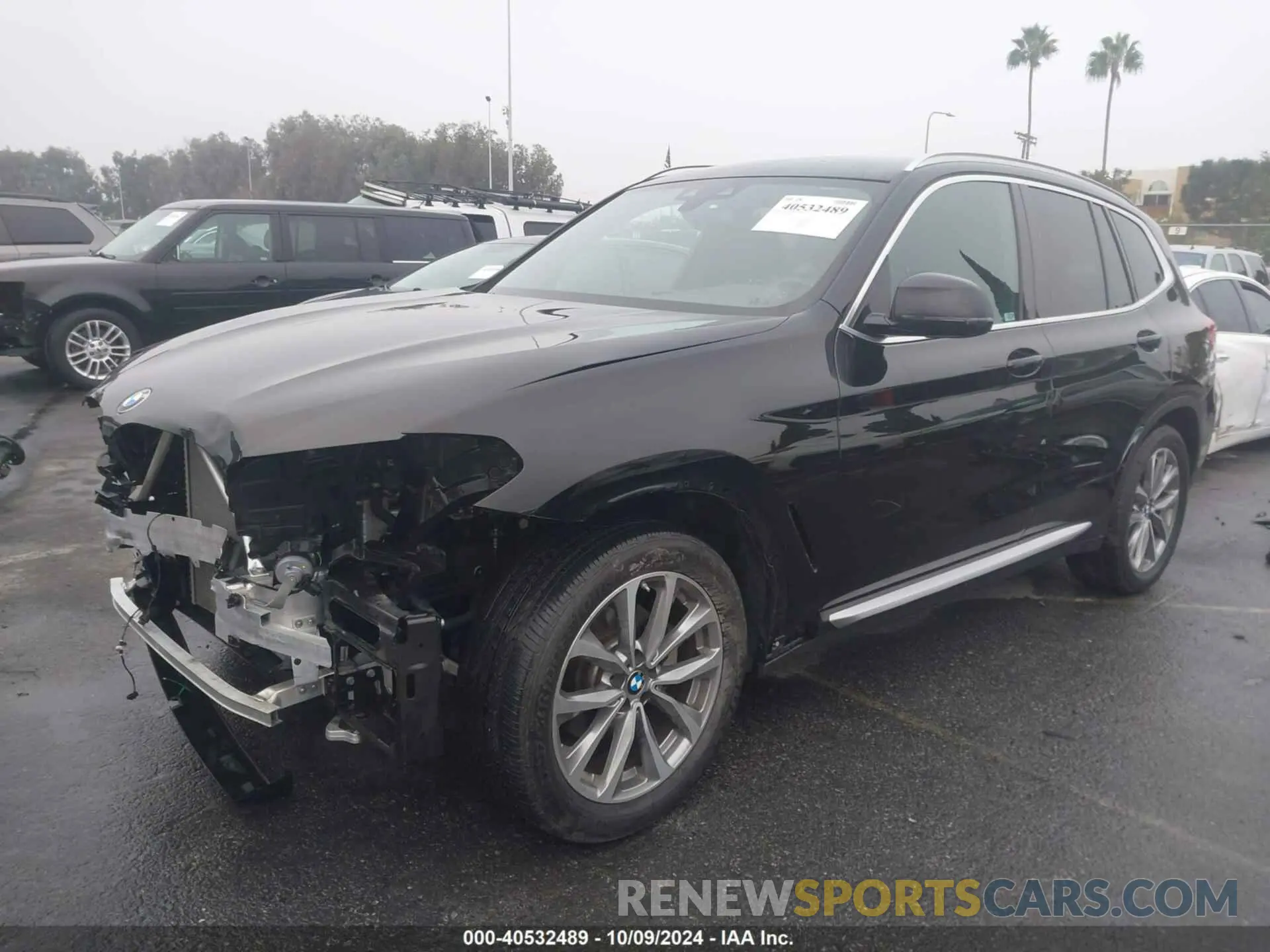 2 Photograph of a damaged car 5UXTR7C5XKLF36444 BMW X3 2019