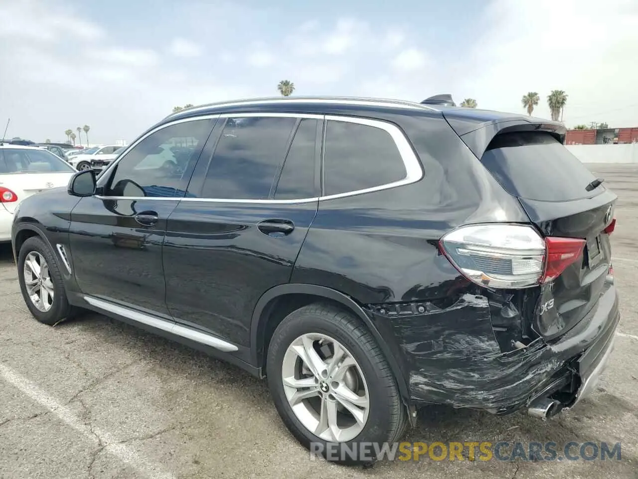 2 Photograph of a damaged car 5UXTR7C5XKLF36623 BMW X3 2019