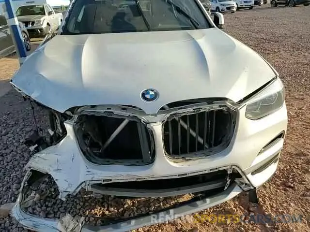 11 Photograph of a damaged car 5UXTR7C5XKLR45928 BMW X3 2019