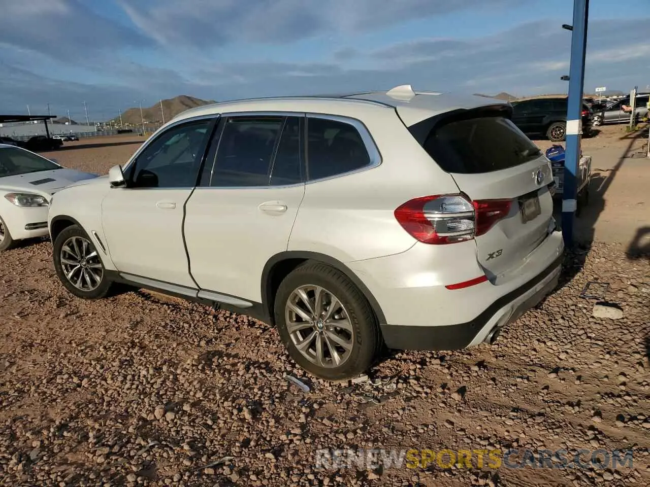 2 Photograph of a damaged car 5UXTR7C5XKLR45928 BMW X3 2019