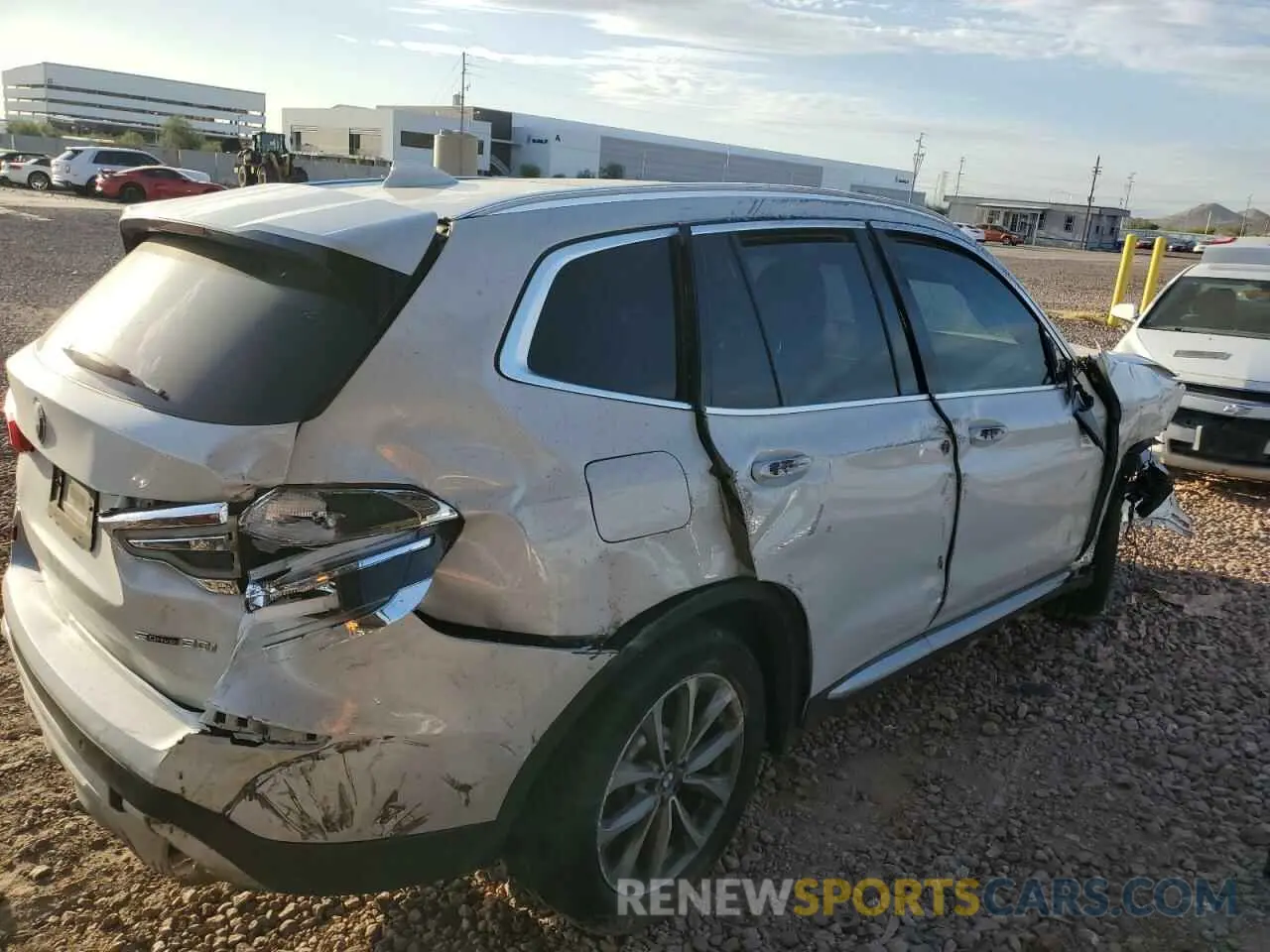 3 Photograph of a damaged car 5UXTR7C5XKLR45928 BMW X3 2019