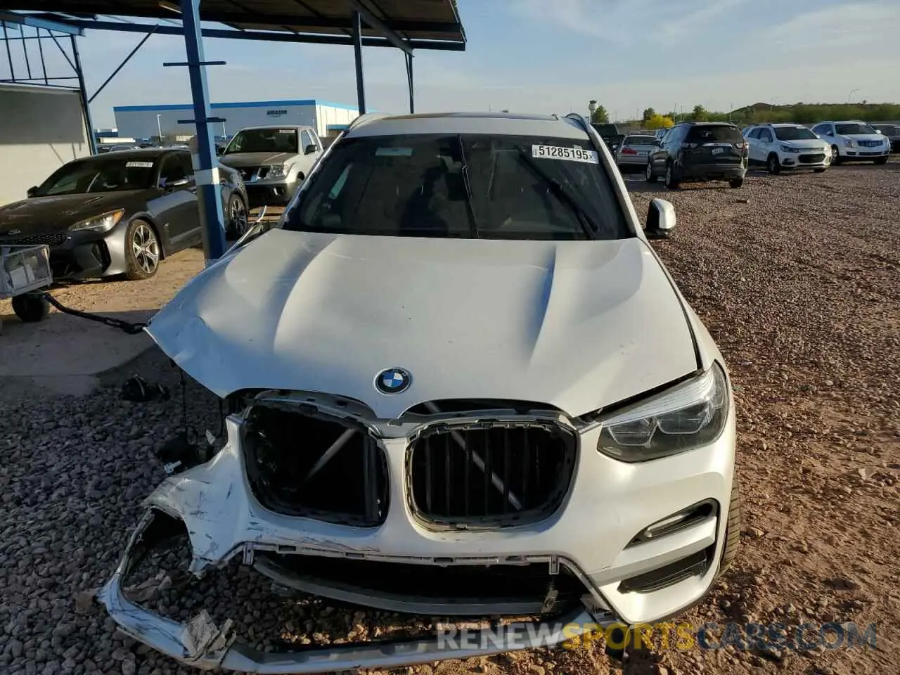 5 Photograph of a damaged car 5UXTR7C5XKLR45928 BMW X3 2019