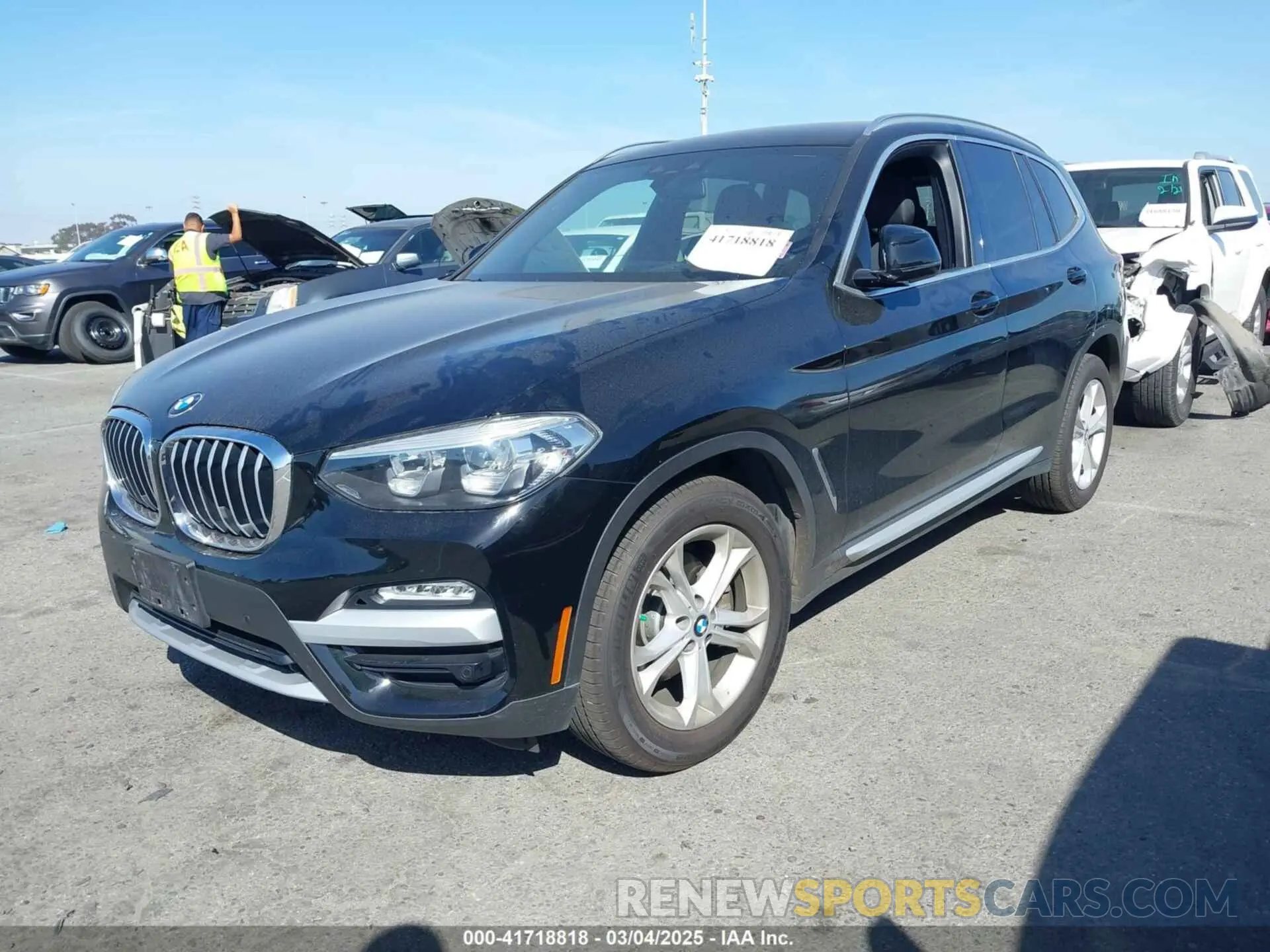 2 Photograph of a damaged car 5UXTR7C5XKLR51471 BMW X3 2019