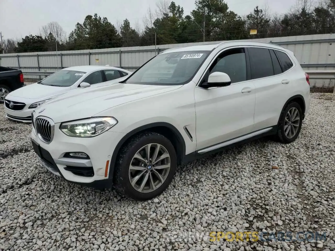 1 Photograph of a damaged car 5UXTR7C5XKLR52636 BMW X3 2019