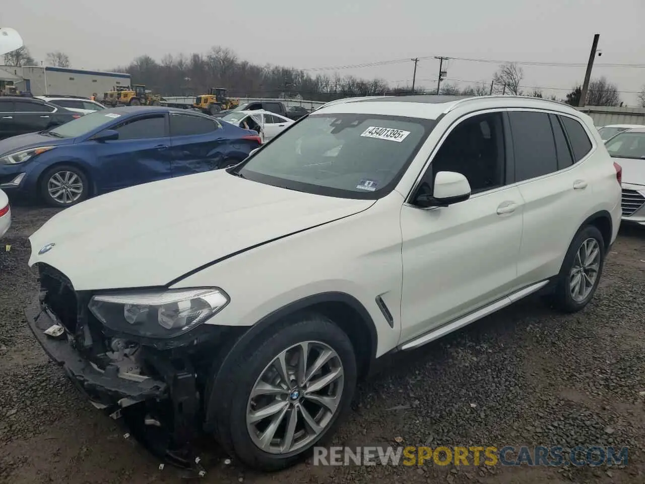 1 Photograph of a damaged car 5UXTR9C50KLD97730 BMW X3 2019
