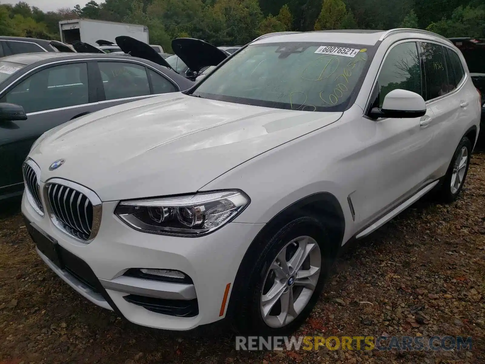 2 Photograph of a damaged car 5UXTR9C50KLP82444 BMW X3 2019