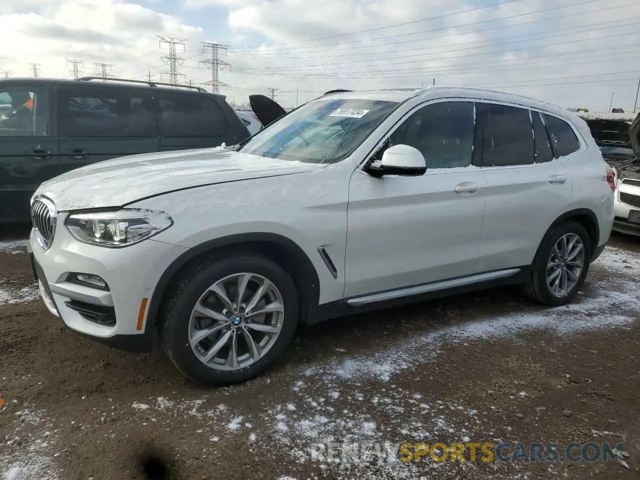 1 Photograph of a damaged car 5UXTR9C50KLP83478 BMW X3 2019