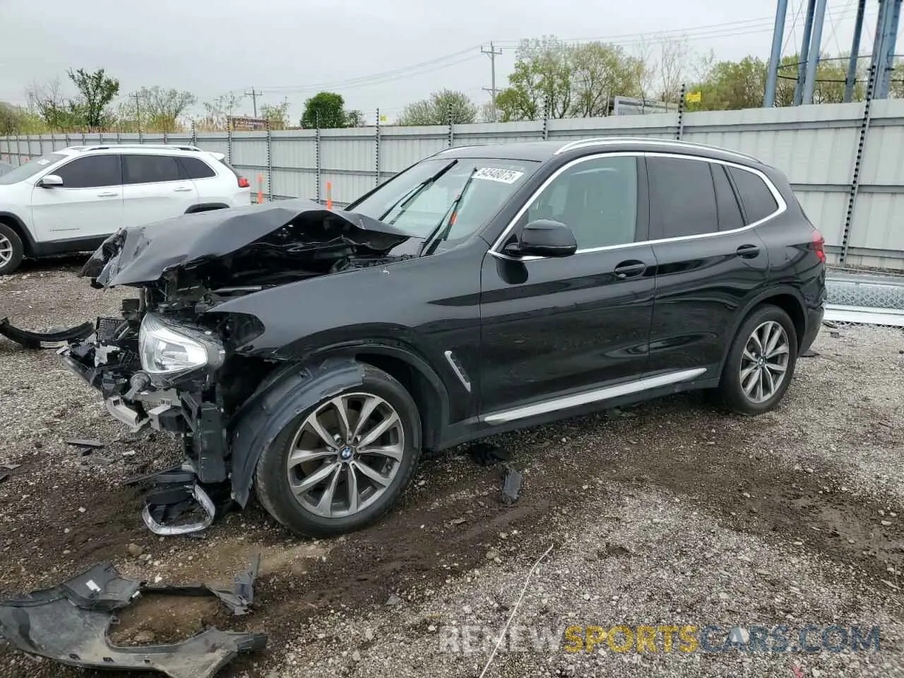 1 Photograph of a damaged car 5UXTR9C50KLP87790 BMW X3 2019